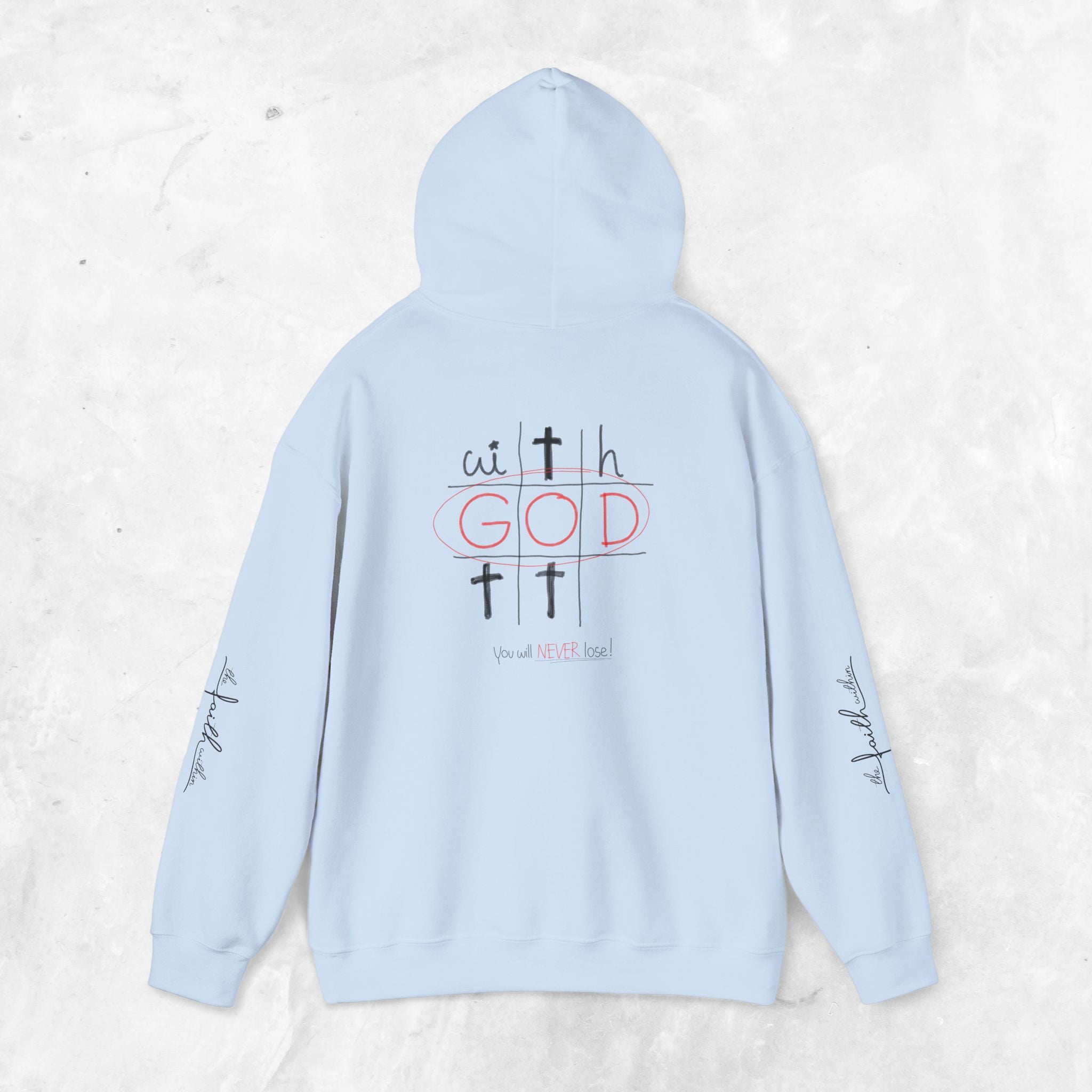 With God you will never lose hoodie