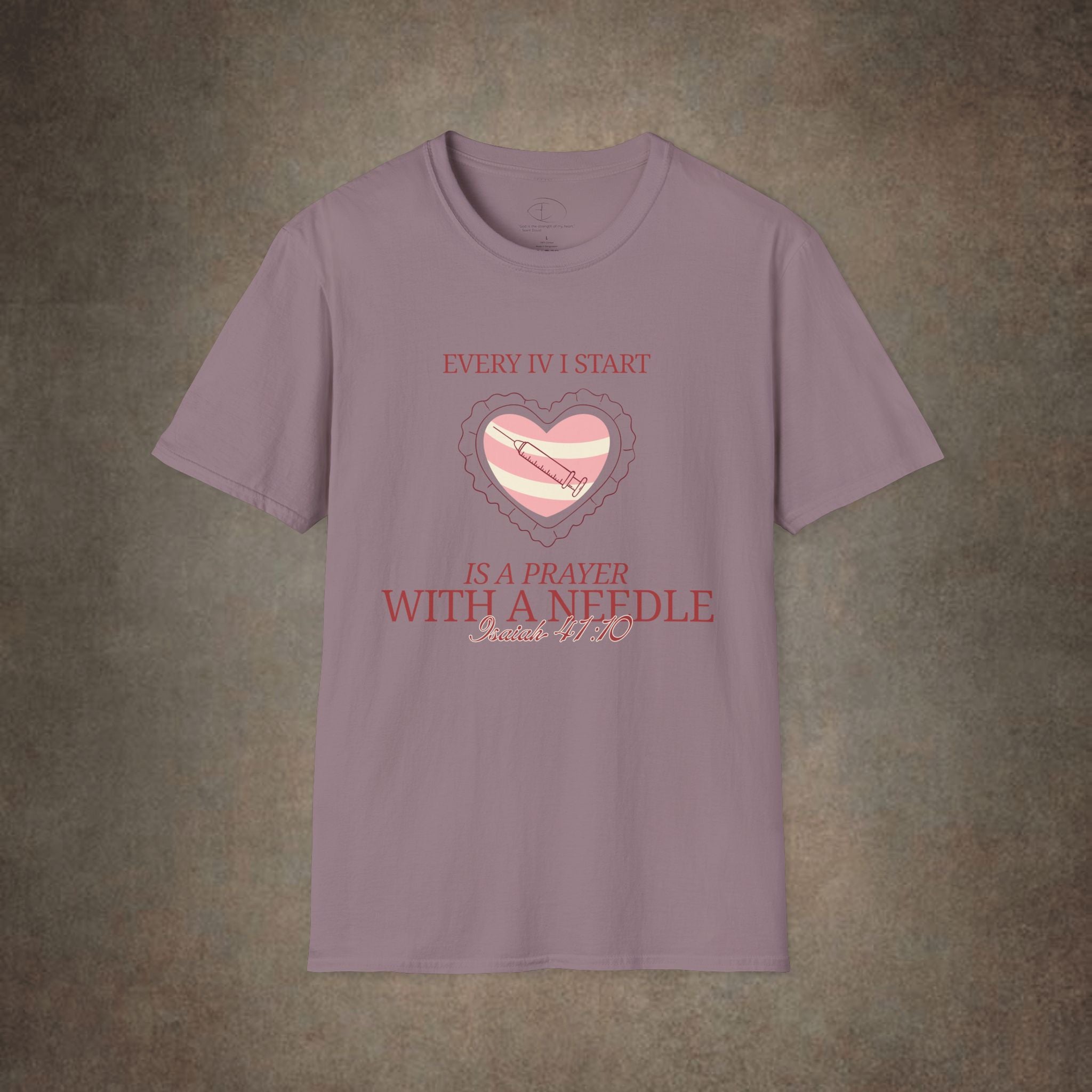 The Prayer with a needle - Isaiah 41:10 T-Shirt