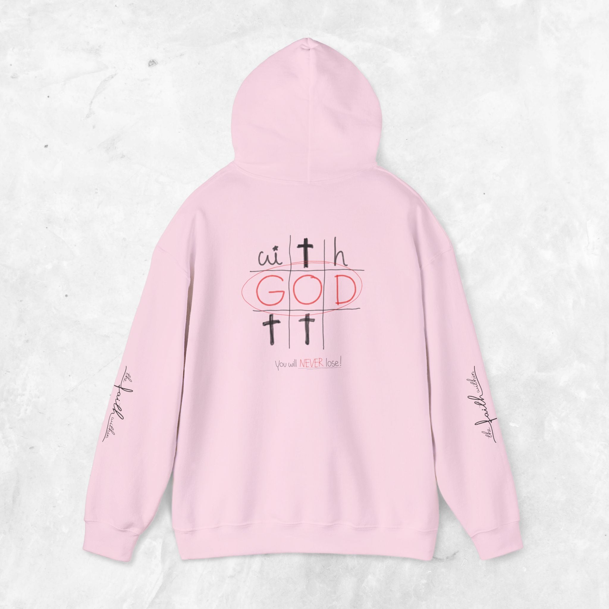 With God you will never lose hoodie