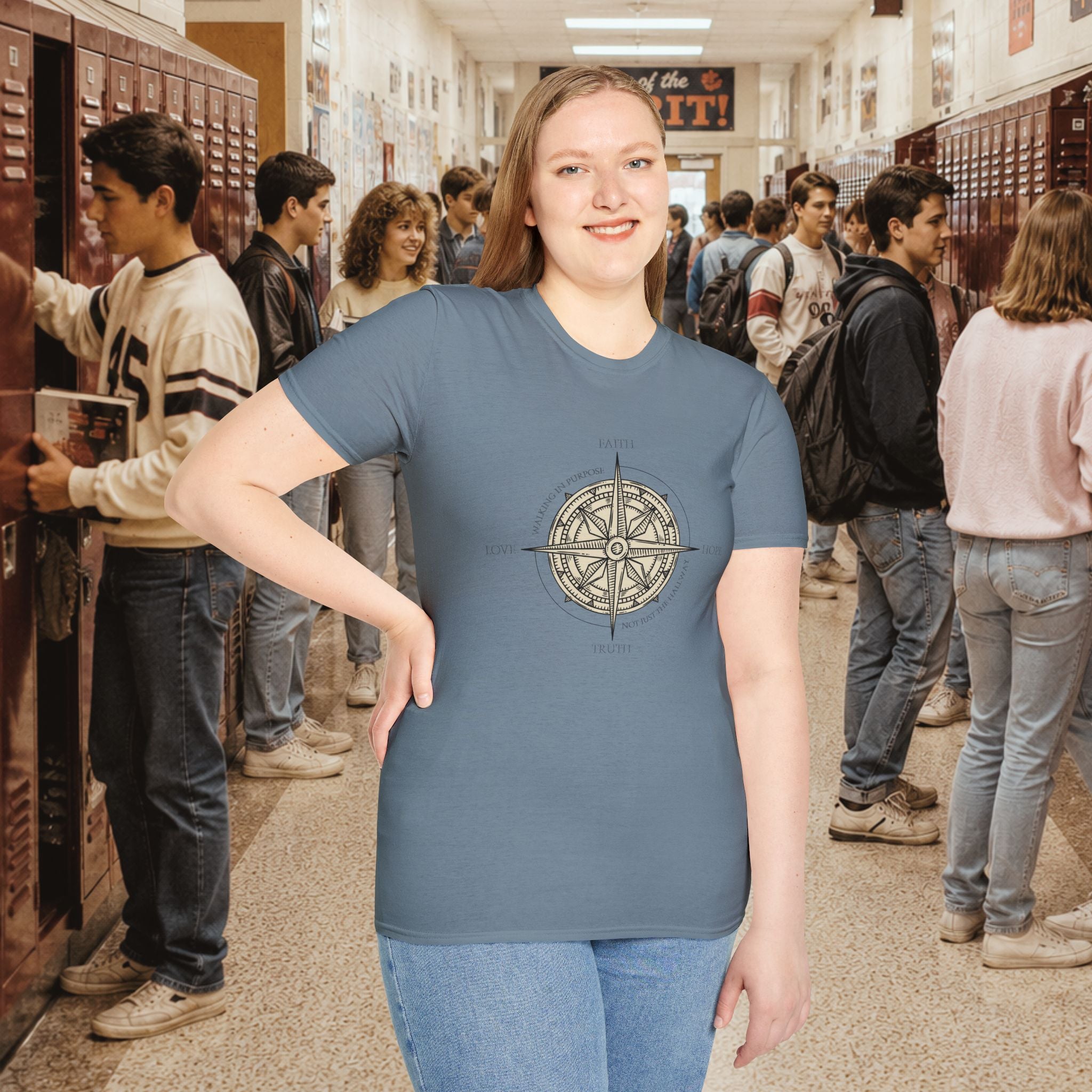 Walking in Purpose, Not Just the Hallway T-Shirt