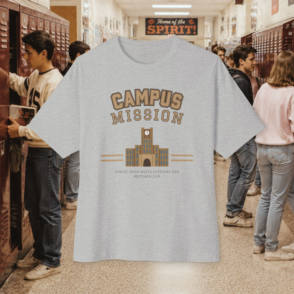 Campus Mission Oversized Boxy T‑Shirt