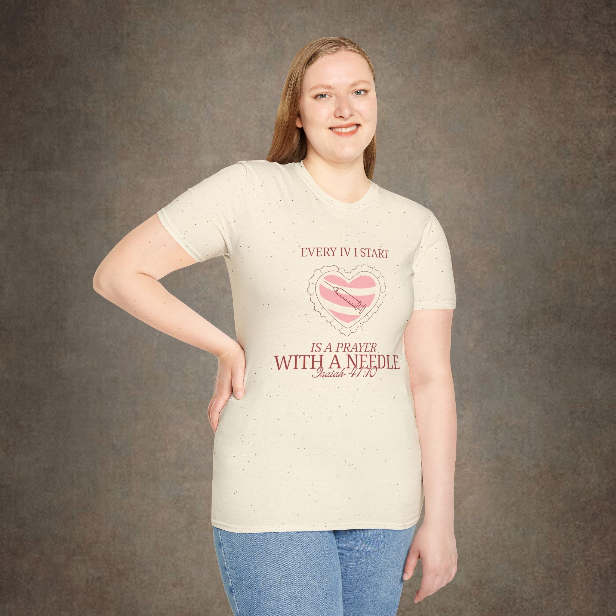 The Prayer with a needle - Isaiah 41:10 T-Shirt