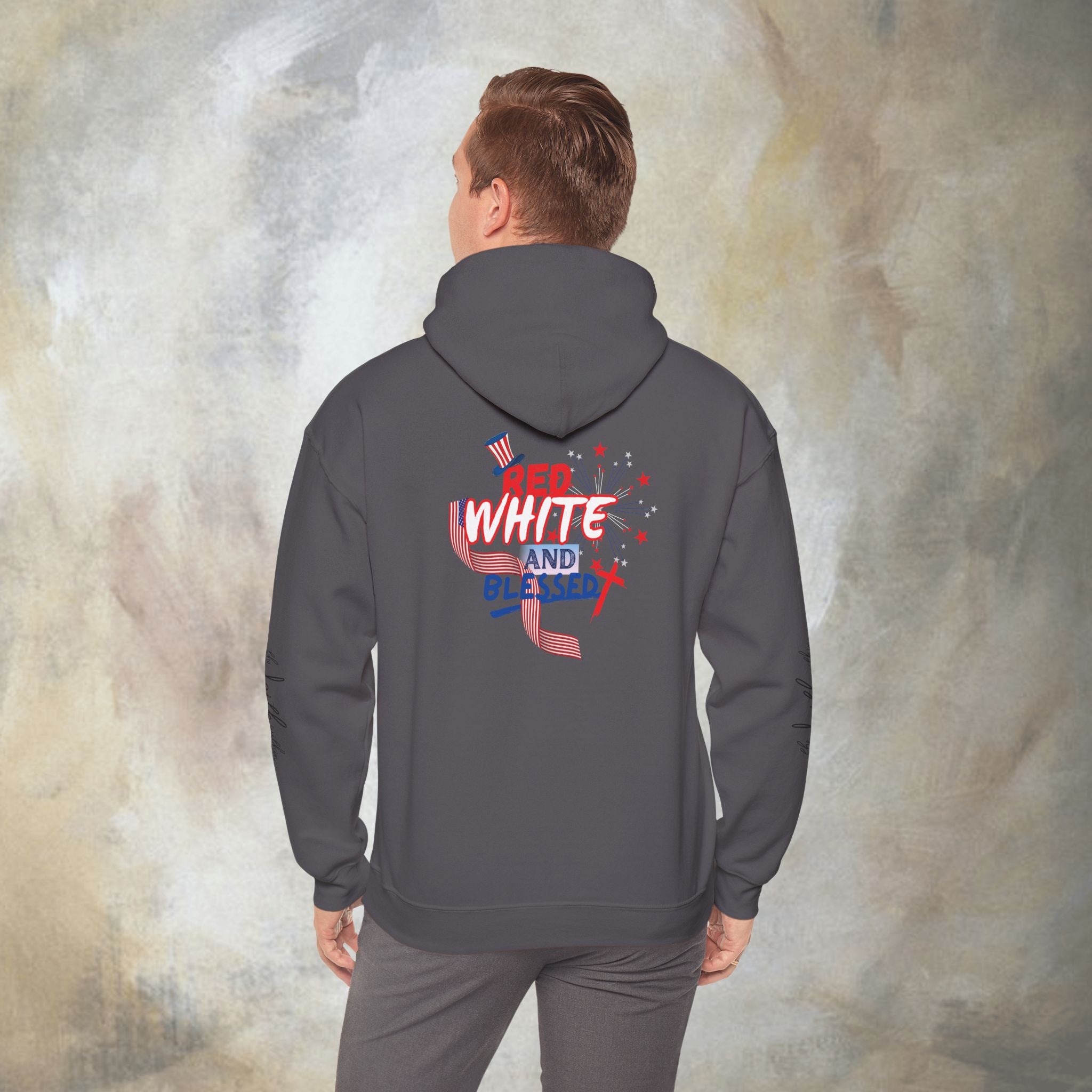 Red White and Blessed Hoodie