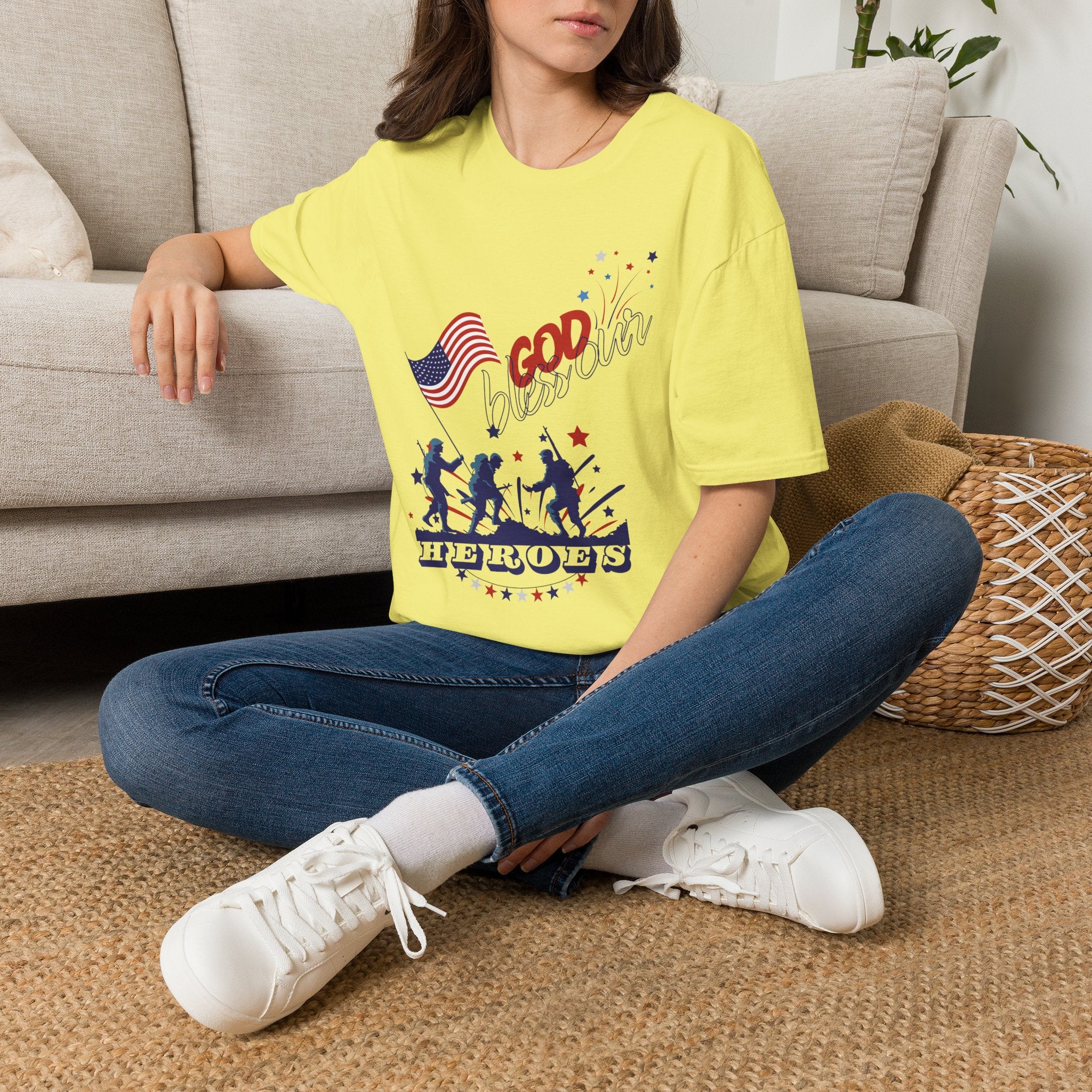 God Bless our heroes T-Shirt