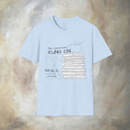 Teacher T-Shirt — “My Classroom Runs On Grace, Love & Prayer” Graphic Tee