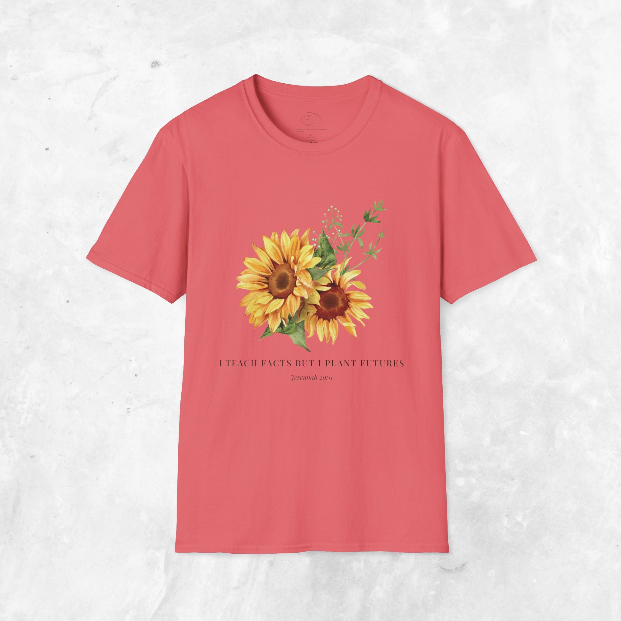 Jeremiah 29:11 T-shirt - Sunflower front