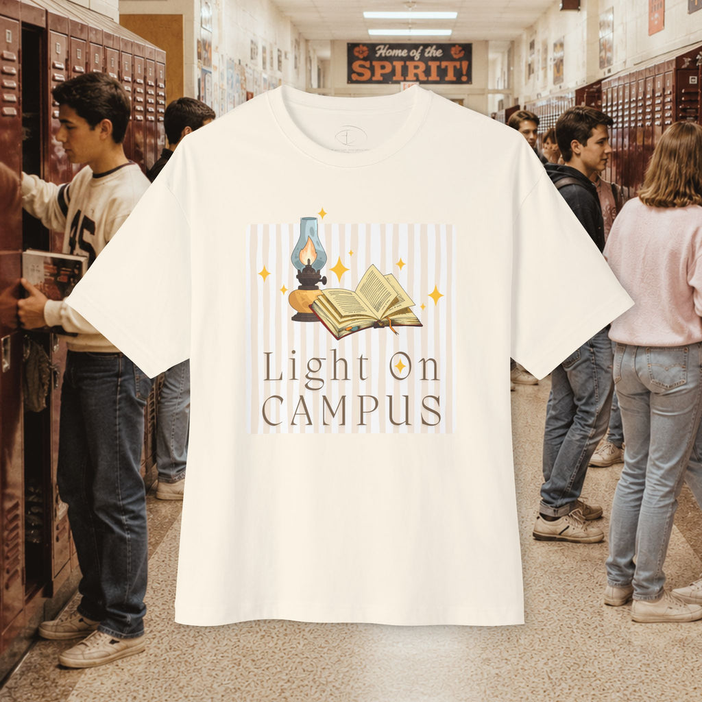 Light on Campus Oversized Boxy T-Shirt
