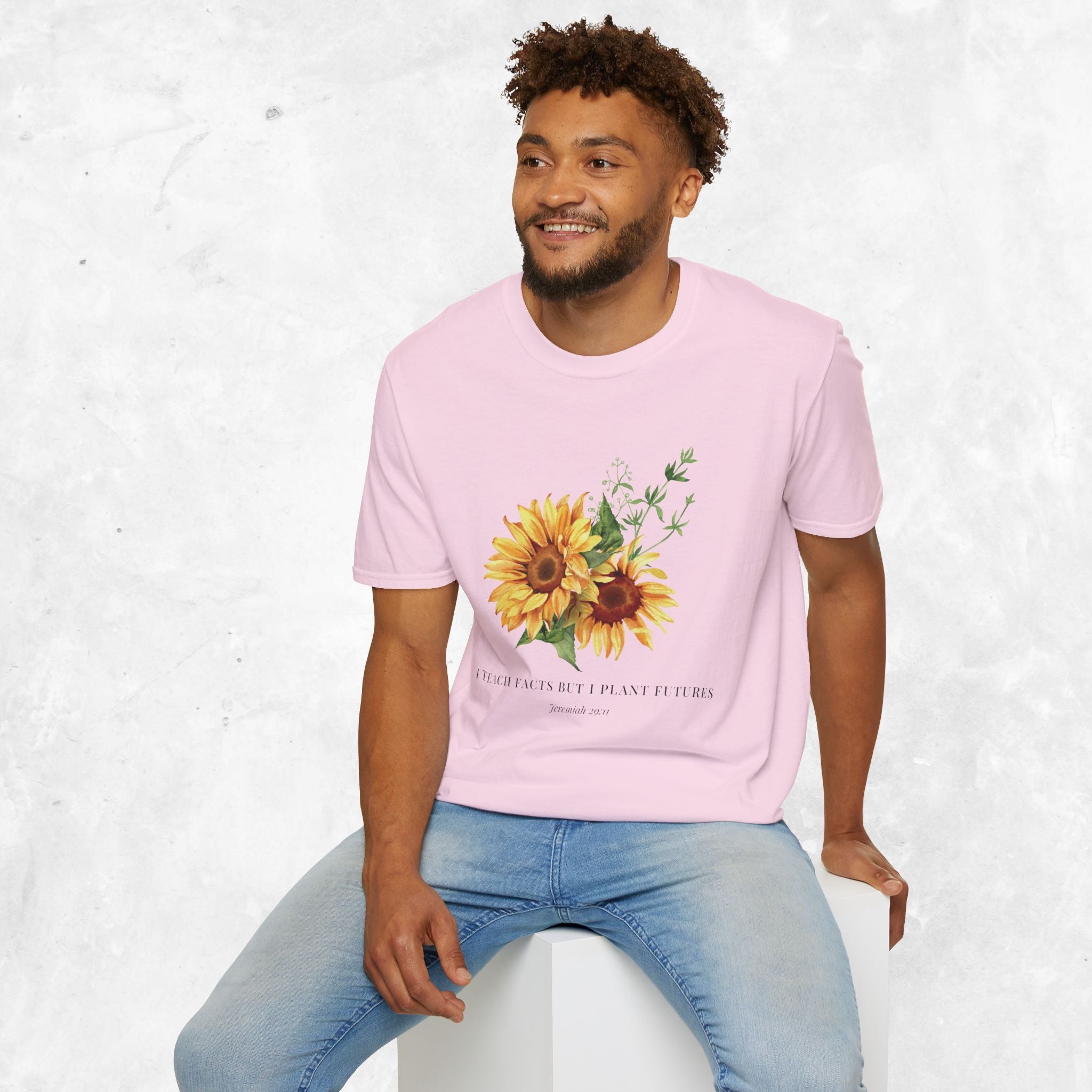 Jeremiah 29:11 T-shirt - Sunflower front