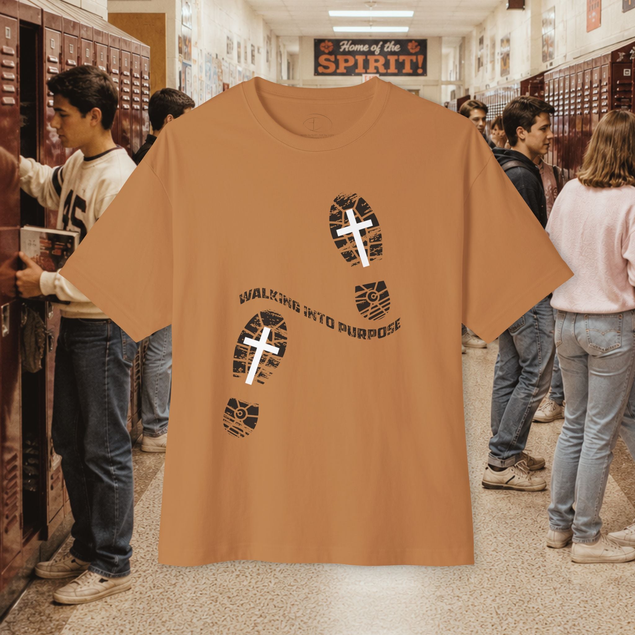 Walk Into Purpose Oversized Boxy T-Shirt