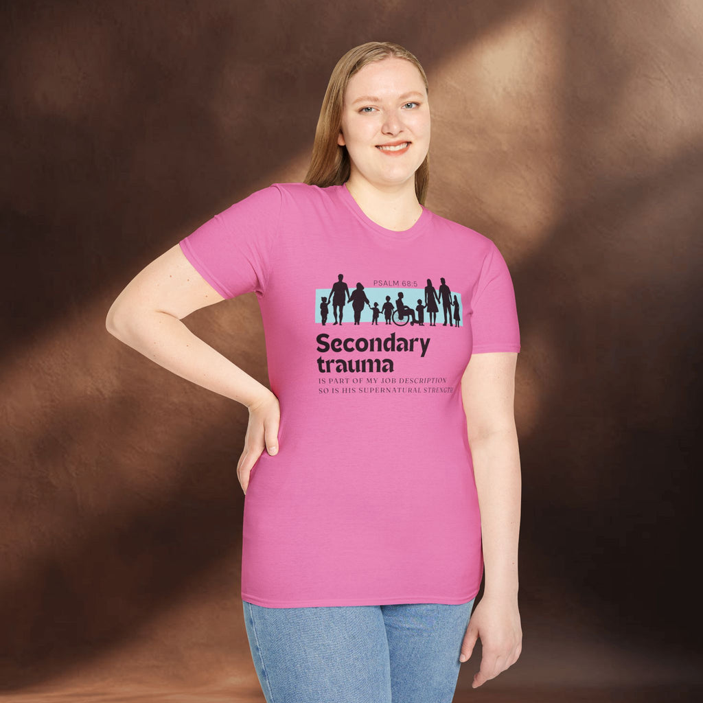 His Supernatural Strength - Psalm 68:5 T-Shirt