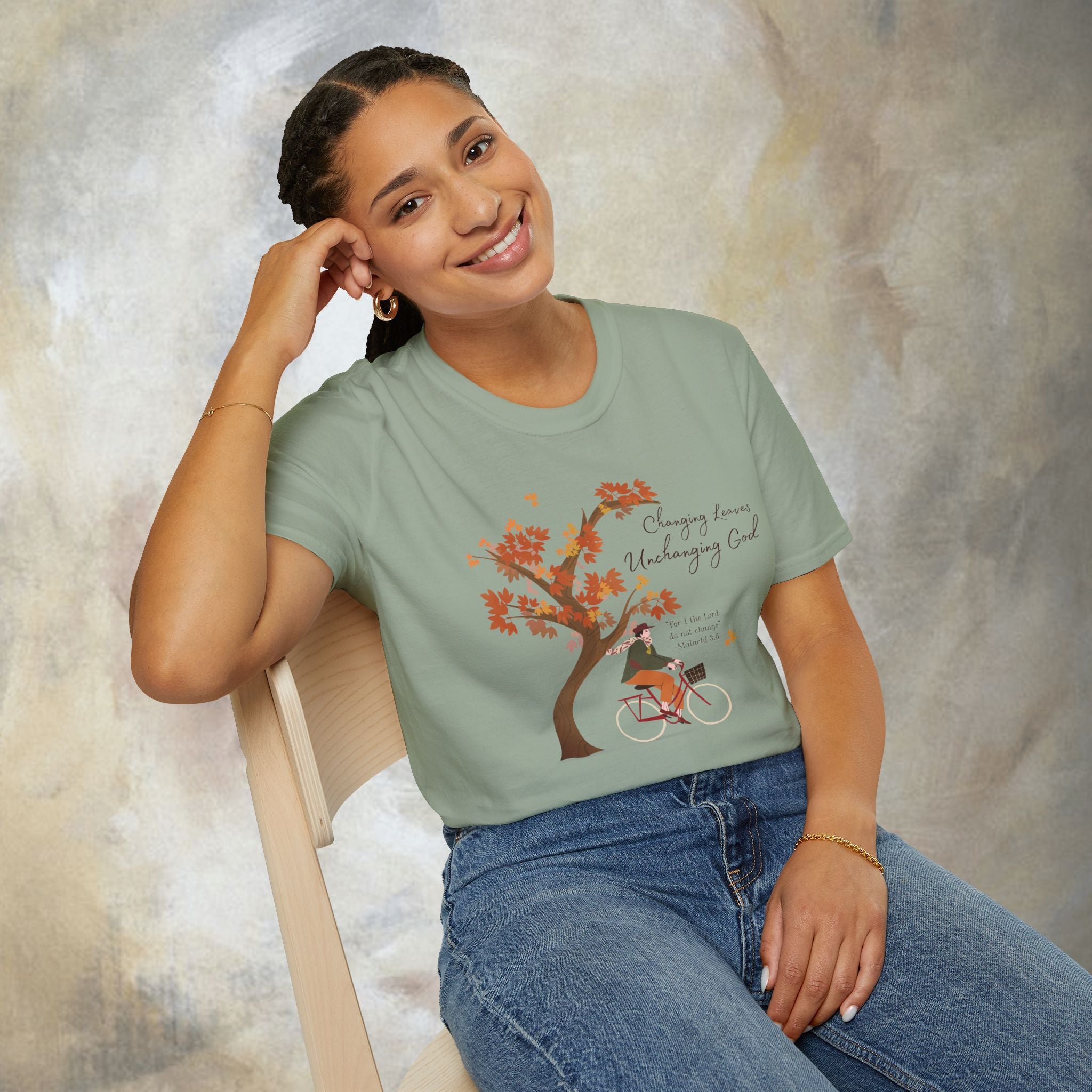 "Changing Leaves, Unchanging God" T-Shirt