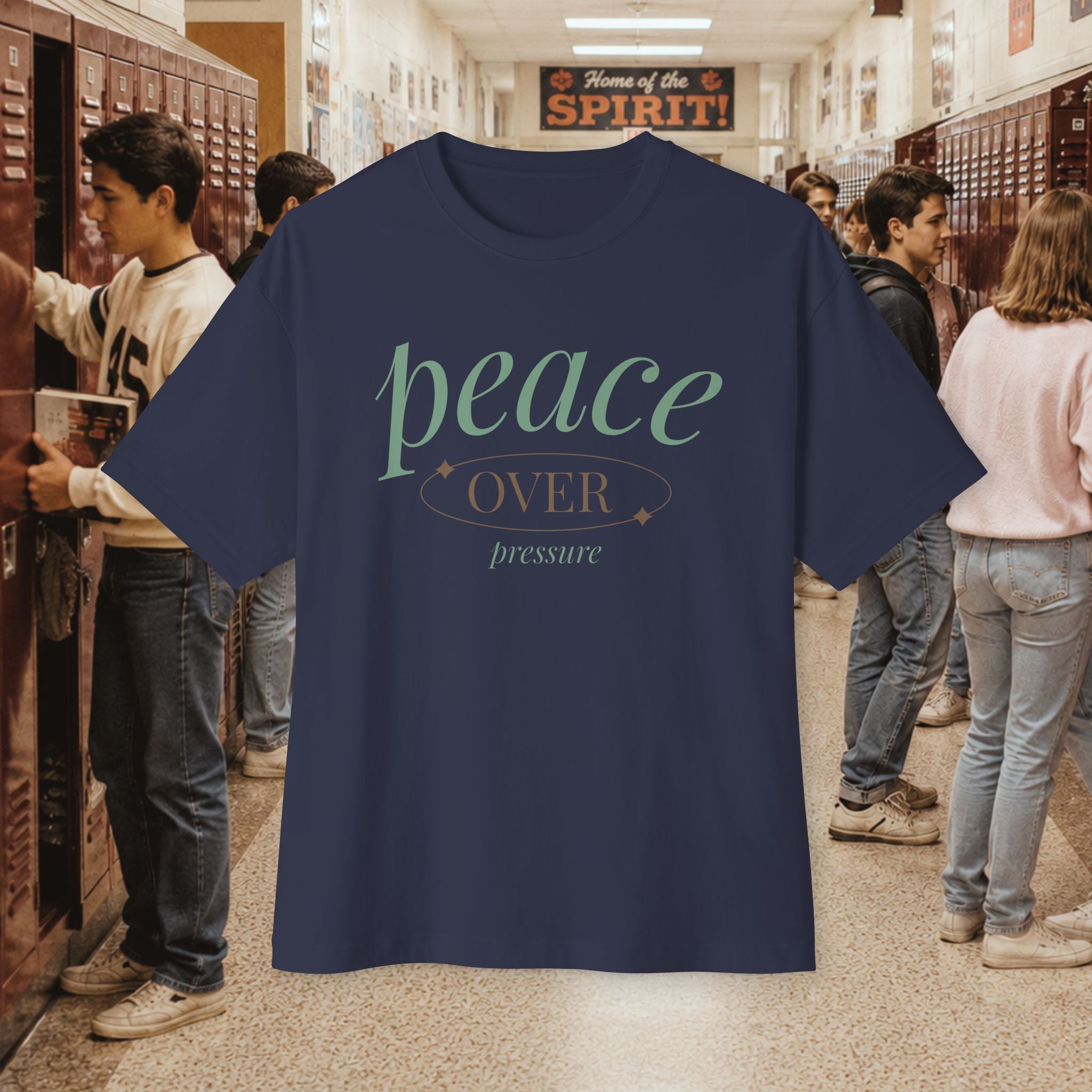 Peace Over Pressure Oversized Boxy T-Shirt