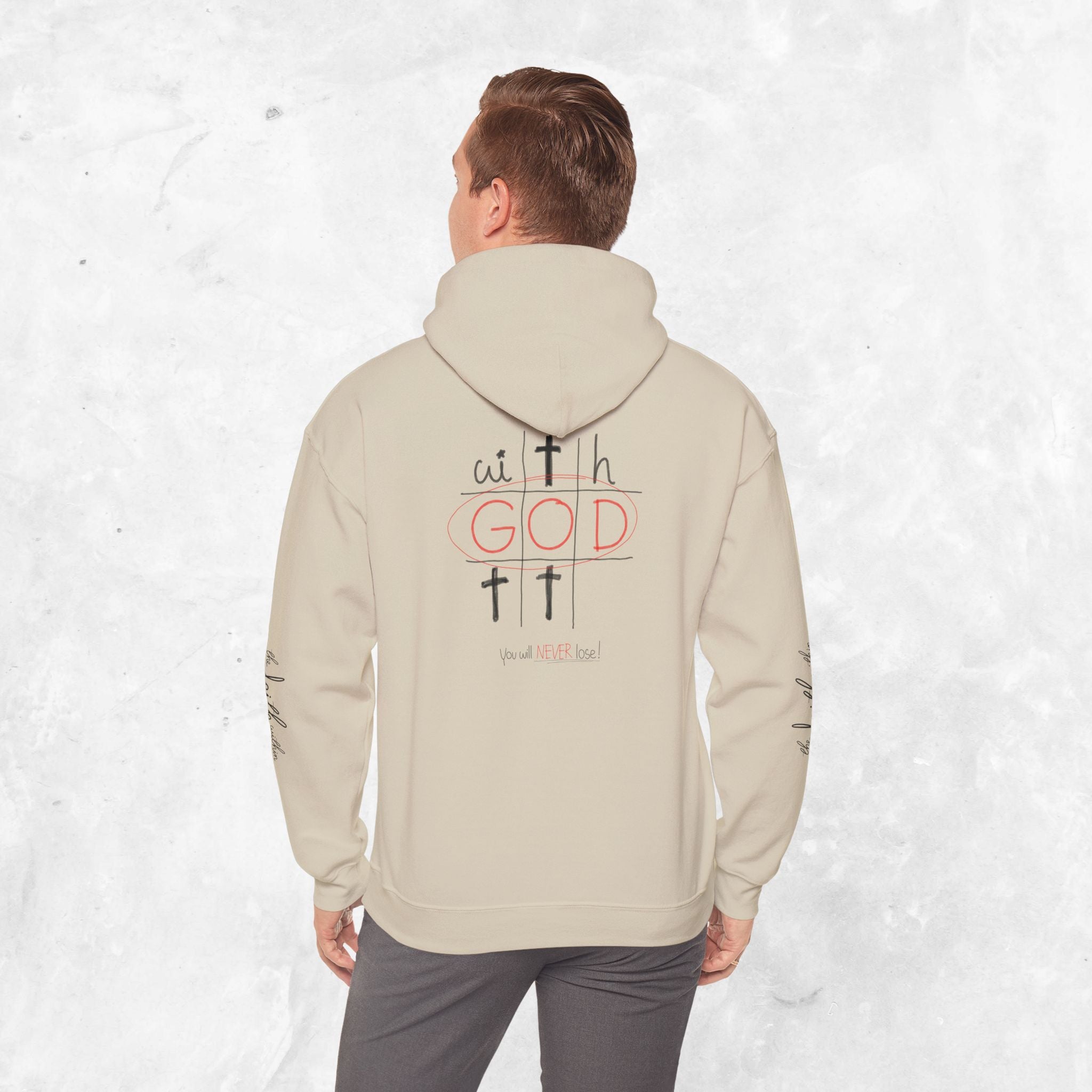 With God you will never lose hoodie