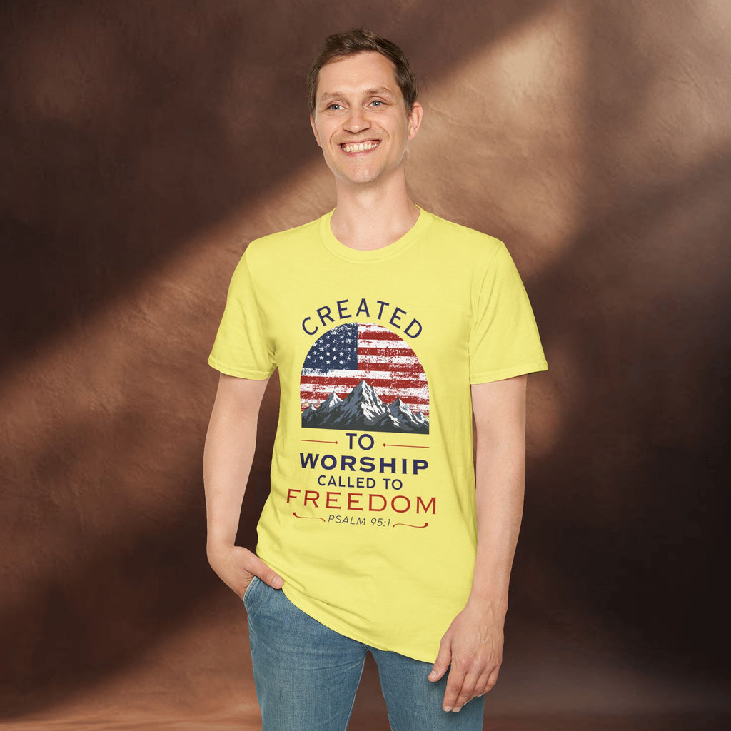 Created to worship called to freedom T-Shirt