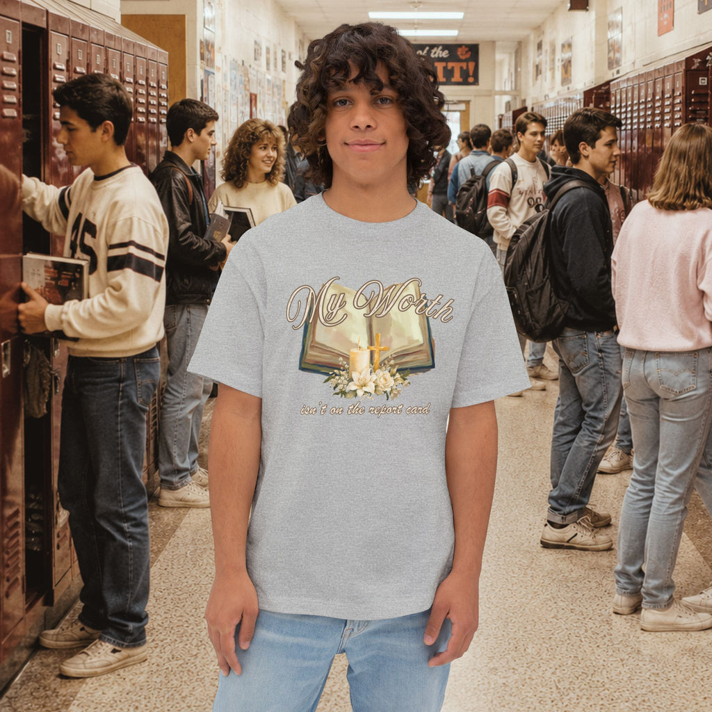 My Worth Isn’t on the Report Card Oversized T-Shirt