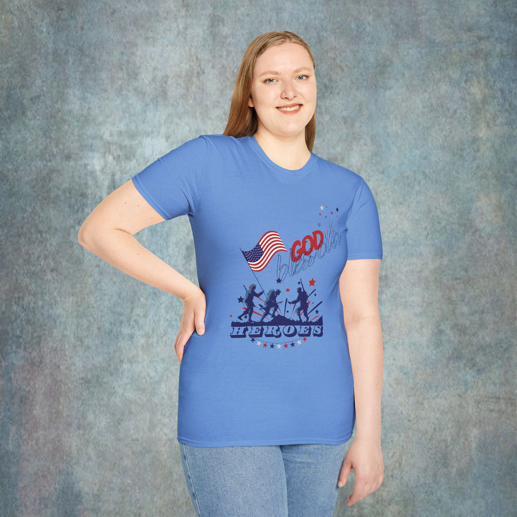 God Bless our heroes T-Shirt