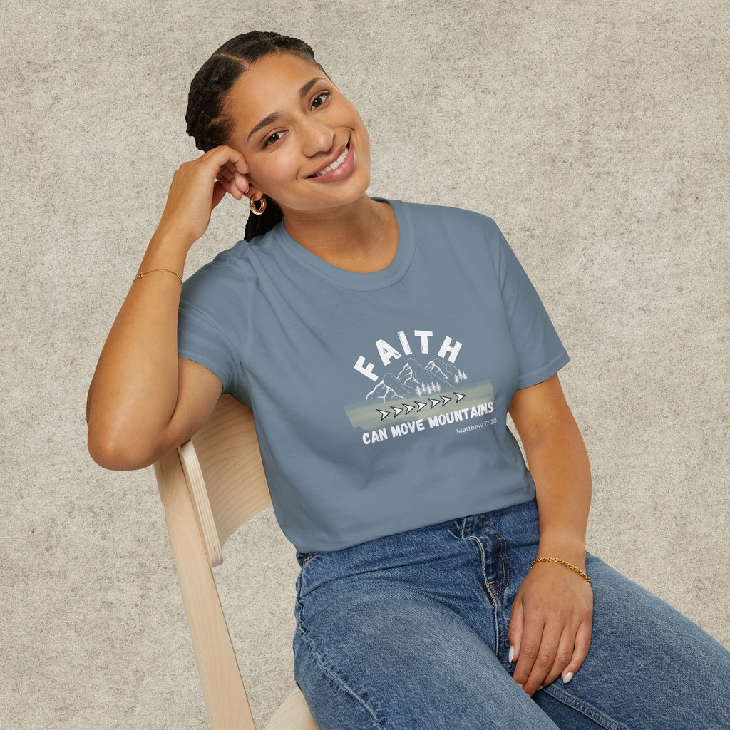 "Faith Can Move Mountains" T-shirt