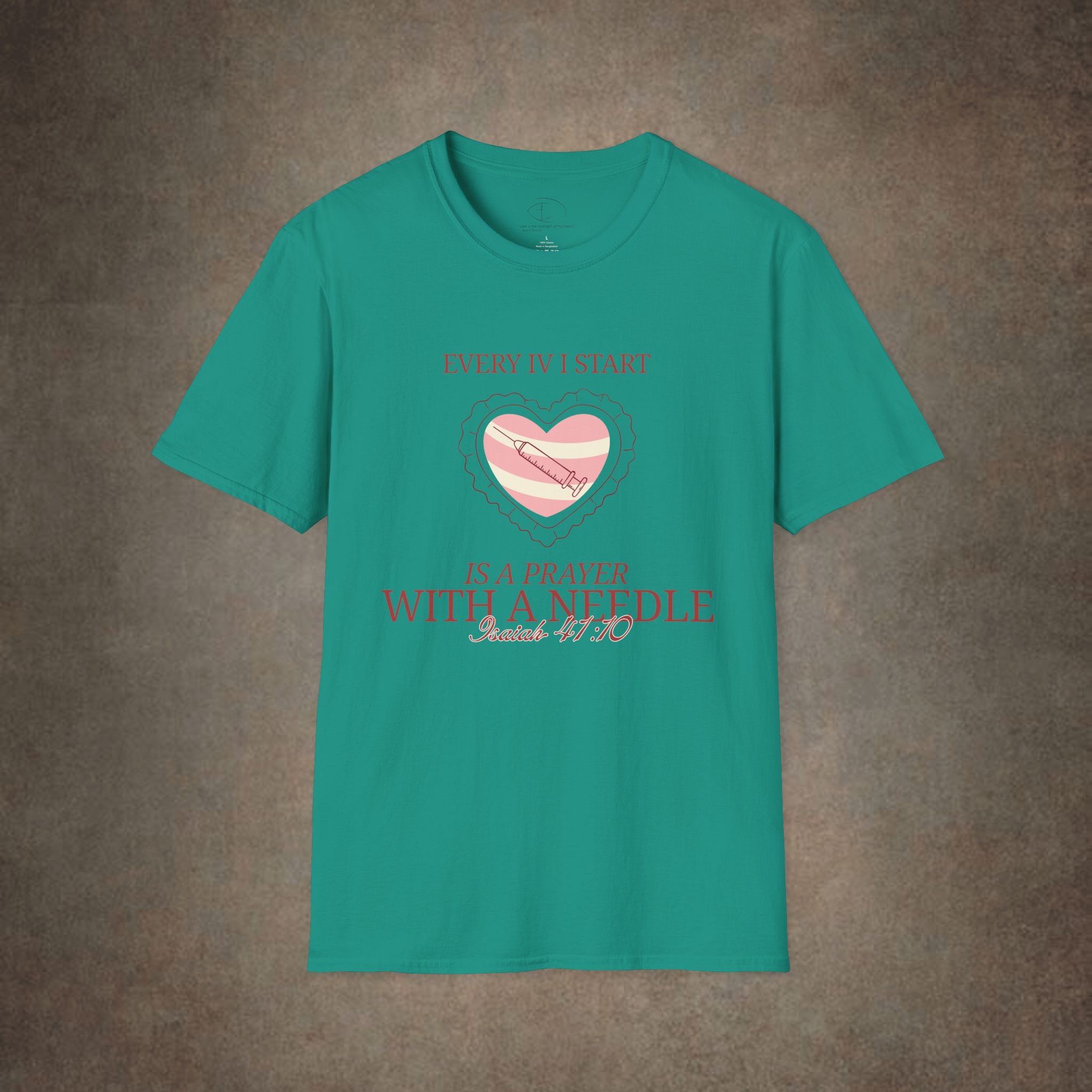 The Prayer with a needle - Isaiah 41:10 T-Shirt