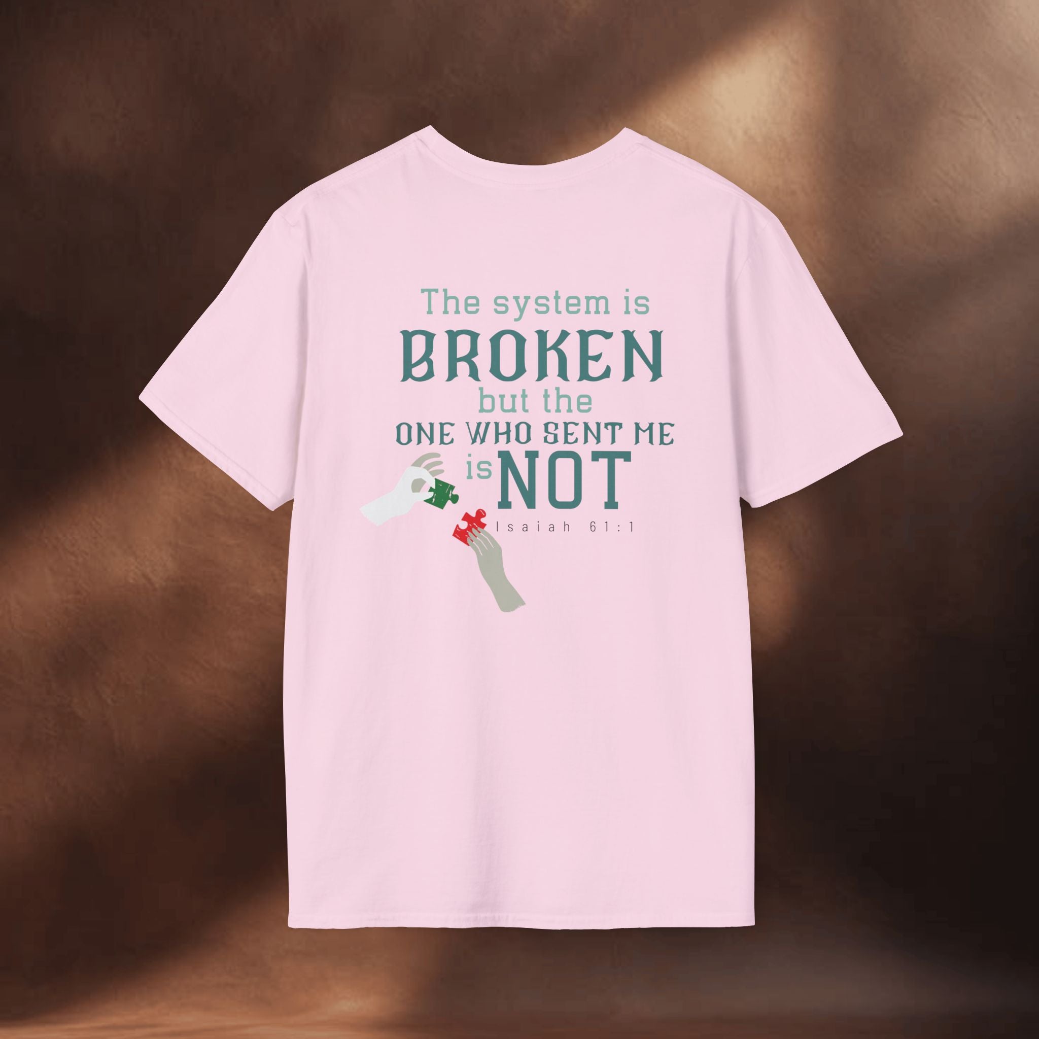 The System Is Broken, But the One Who Sent Me Is Not T-Shirt