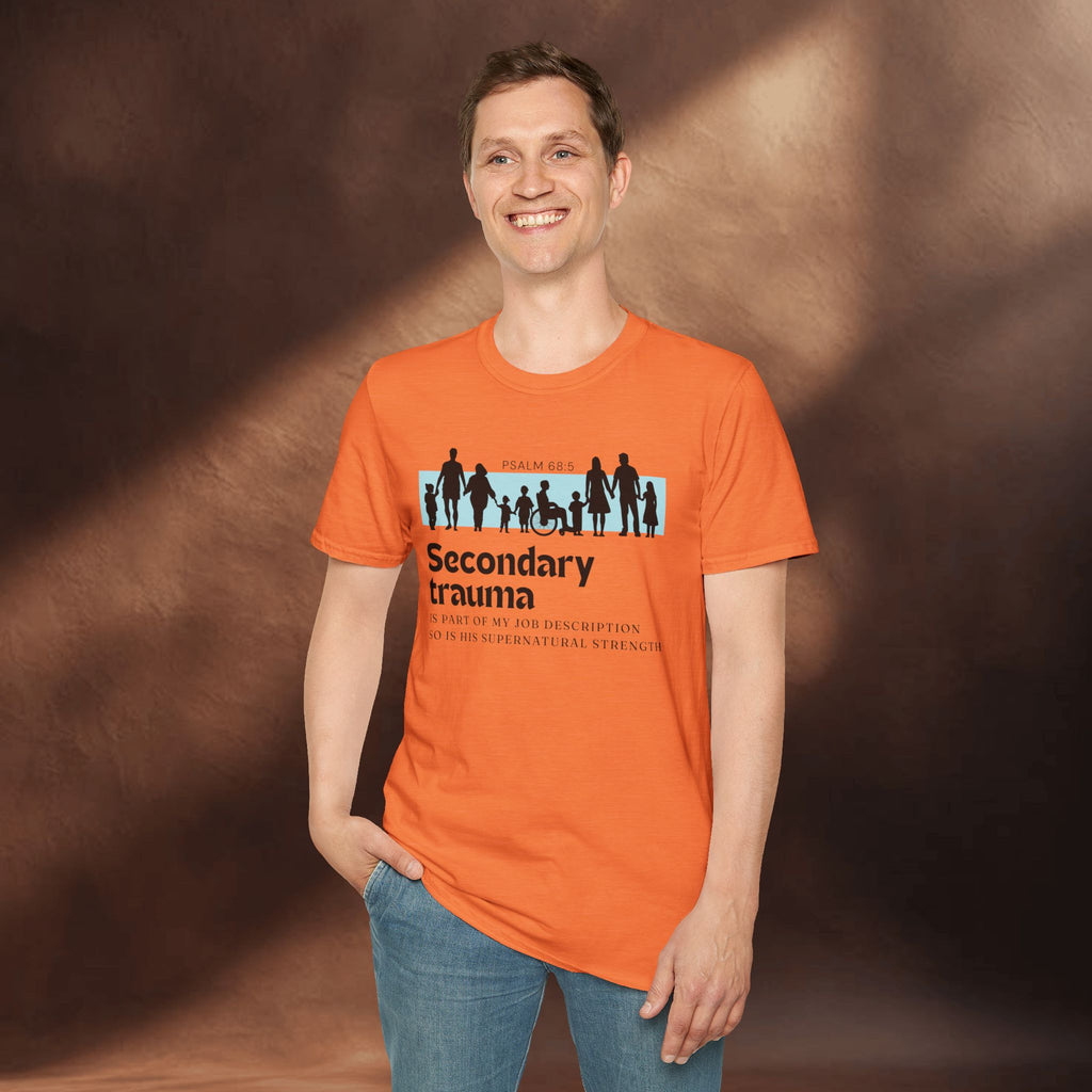 His Supernatural Strength - Psalm 68:5 T-Shirt