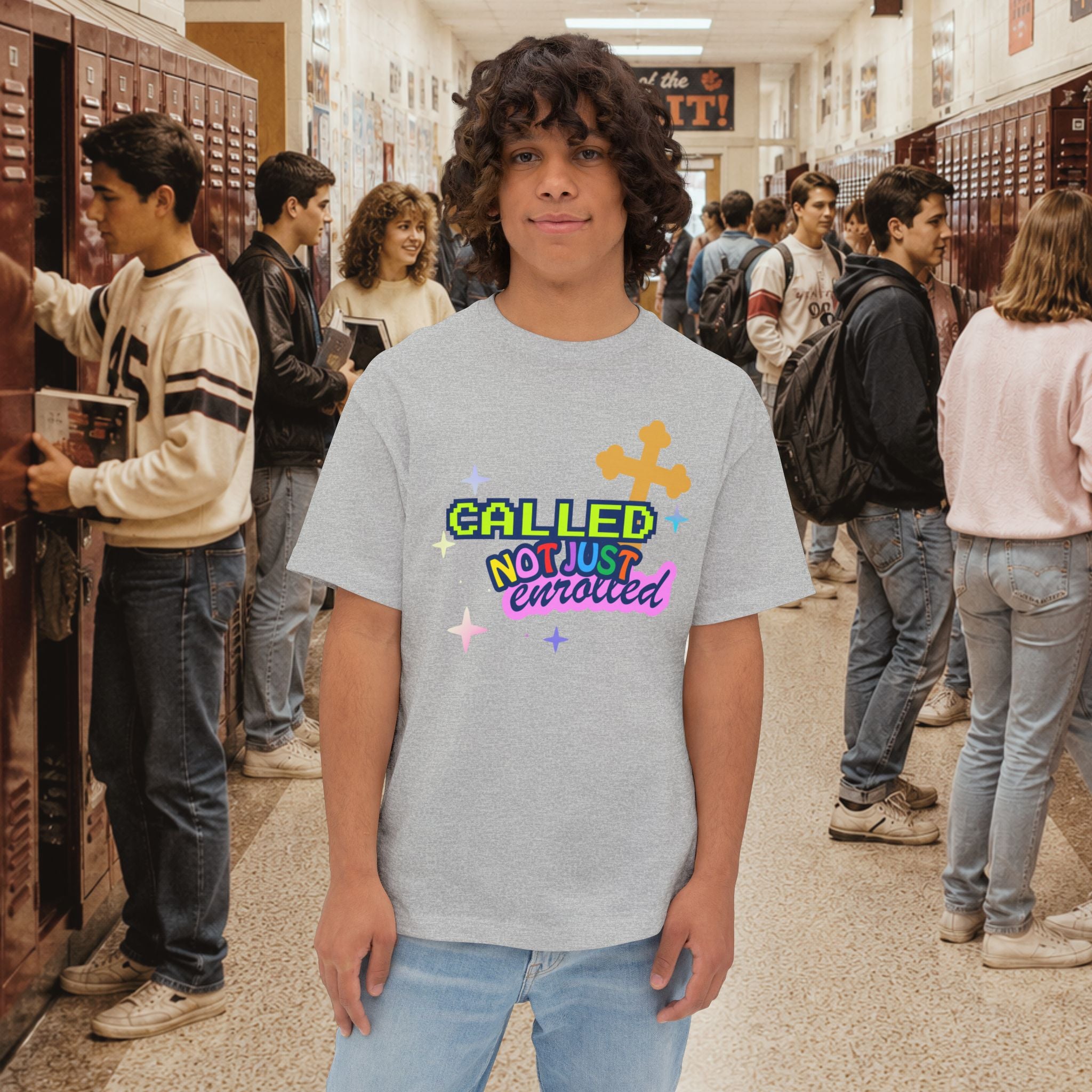 Called Not Just Enrolled Graphic oversized Boxy T-Shirt