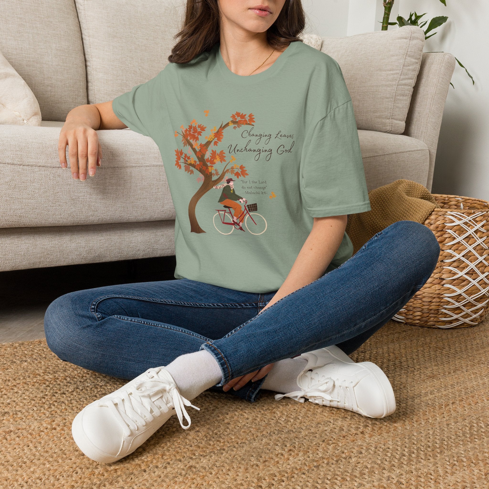 "Changing Leaves, Unchanging God" T-Shirt