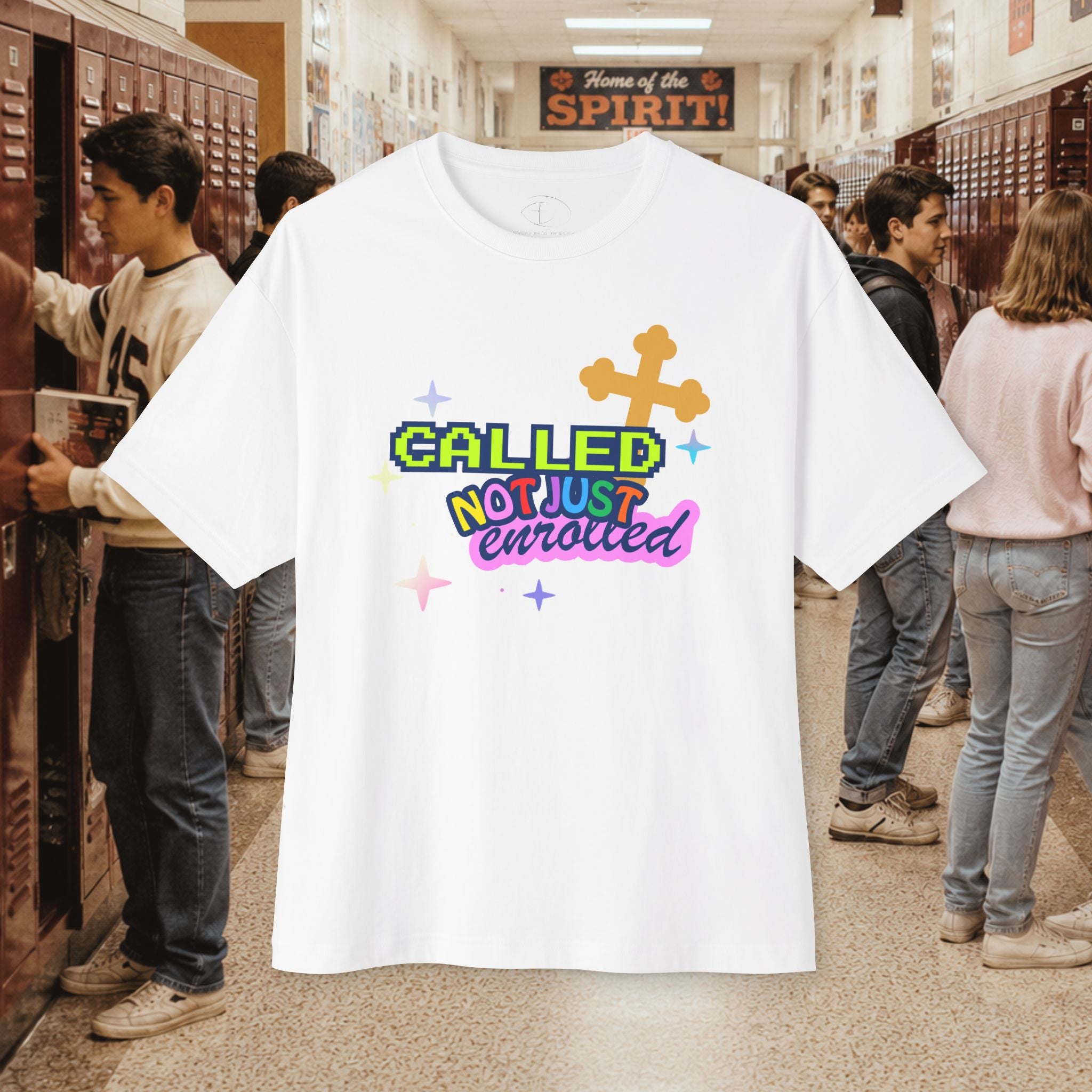 Called Not Just Enrolled Graphic oversized Boxy T-Shirt
