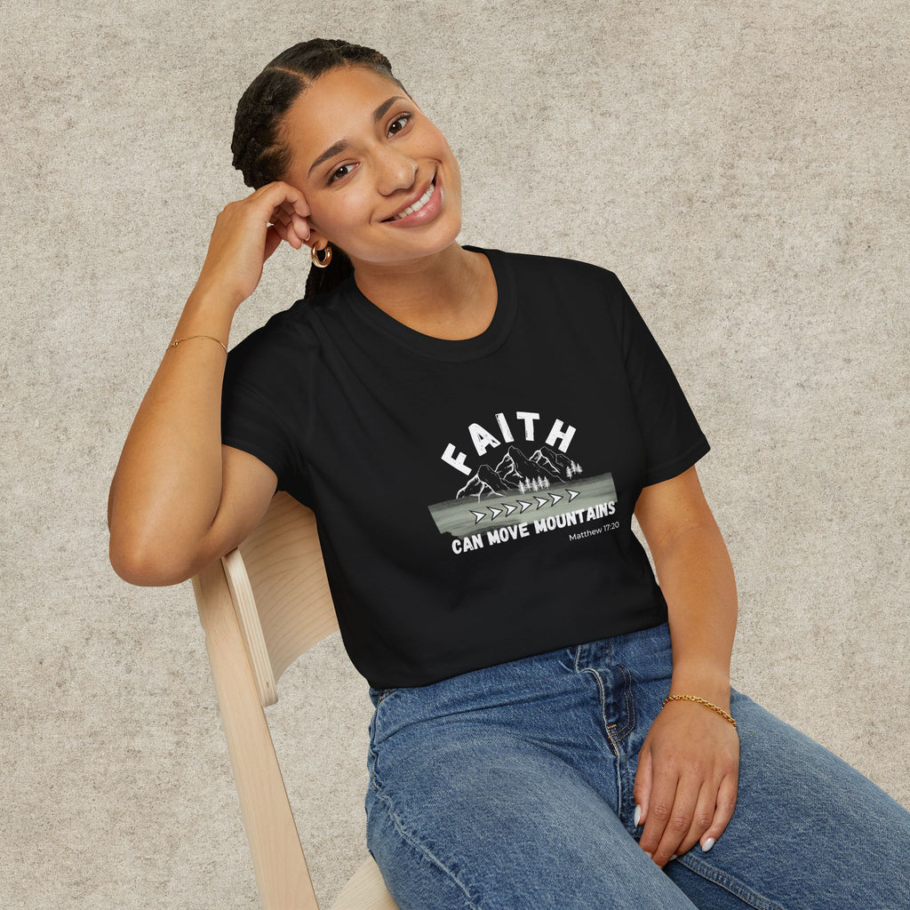 "Faith Can Move Mountains" T-shirt