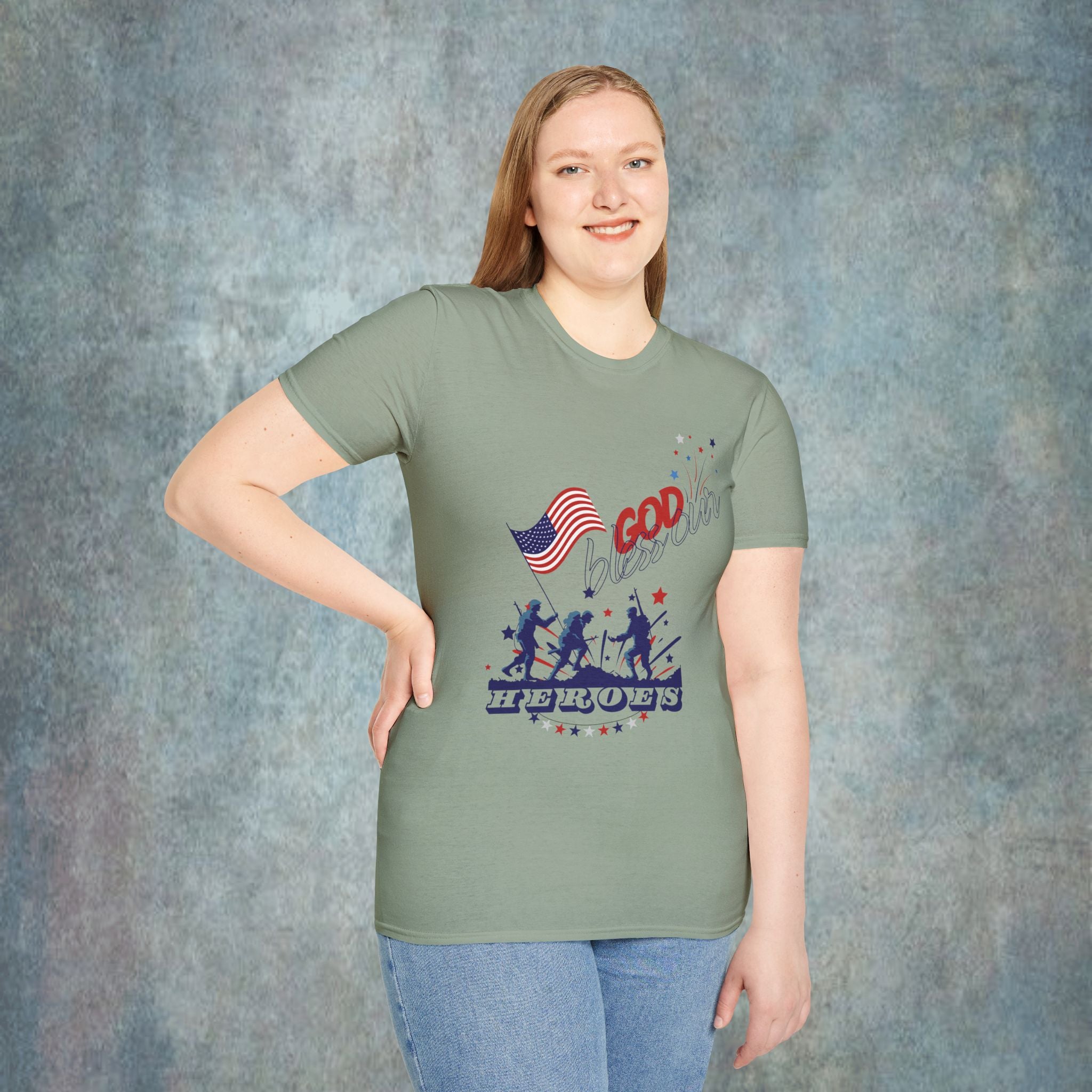 God Bless our heroes T-Shirt
