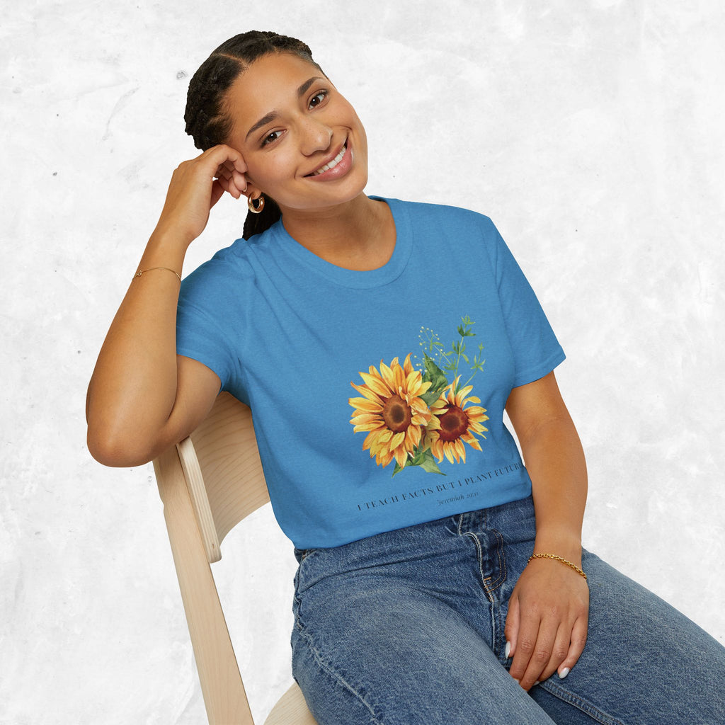 Jeremiah 29:11 T-shirt - Sunflower front