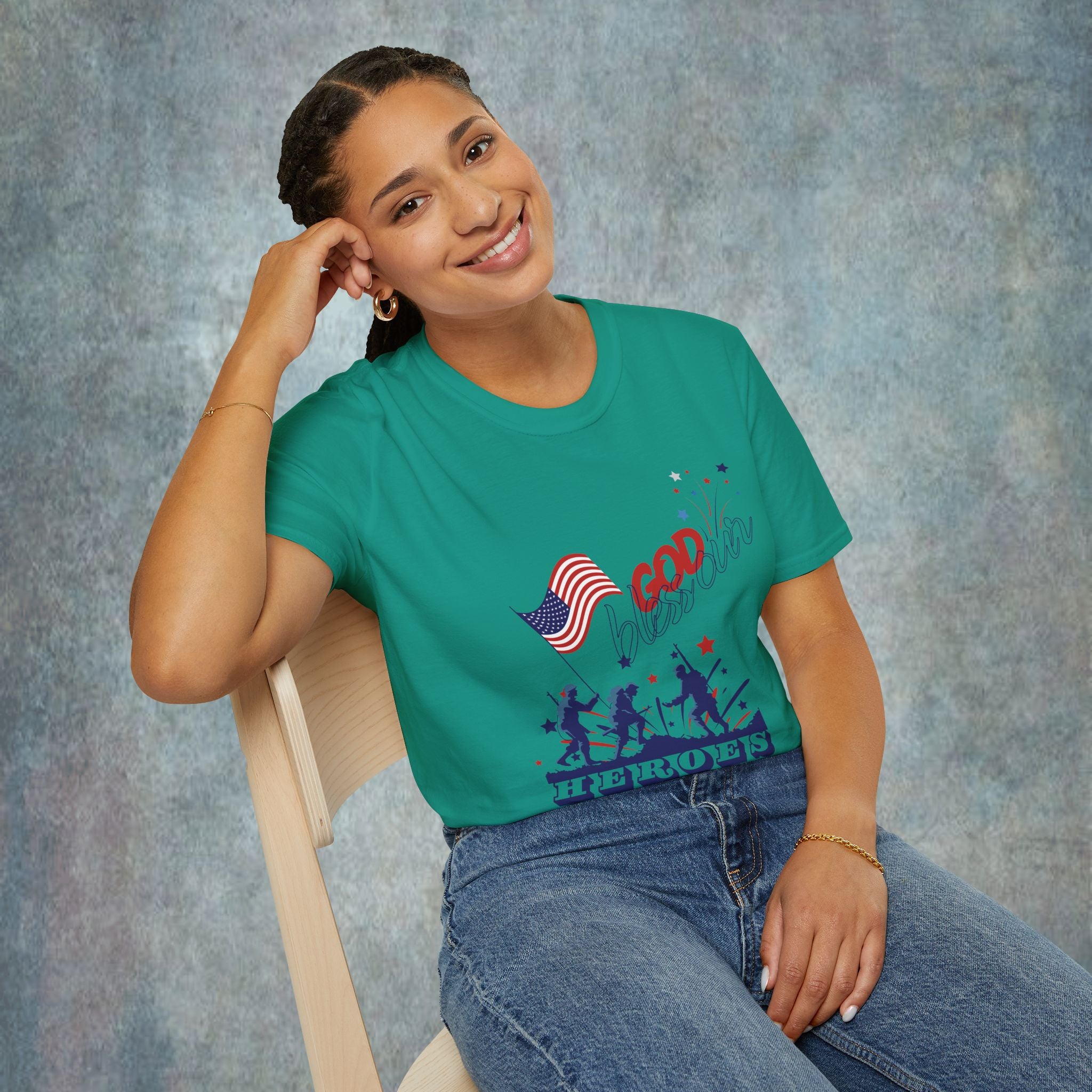 God Bless our heroes T-Shirt