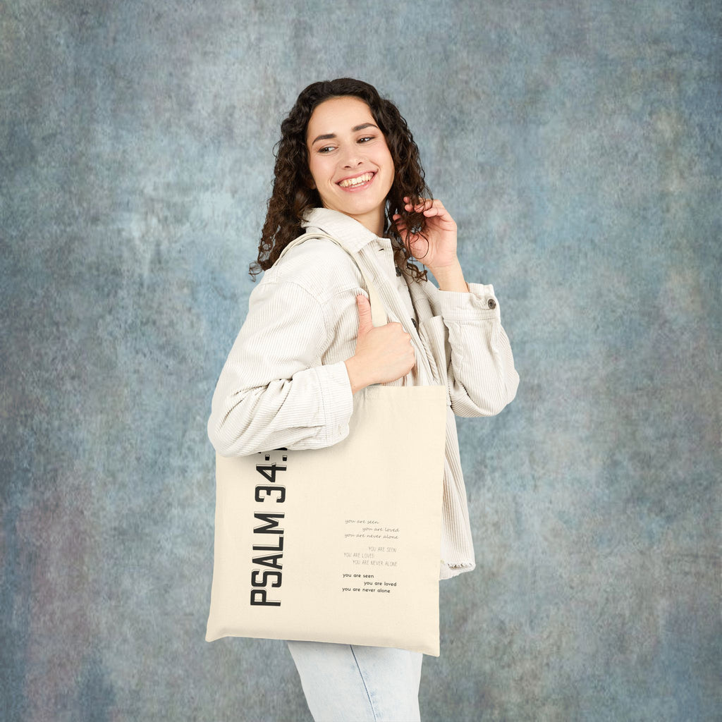 Psalm 34:18 Tote Bag