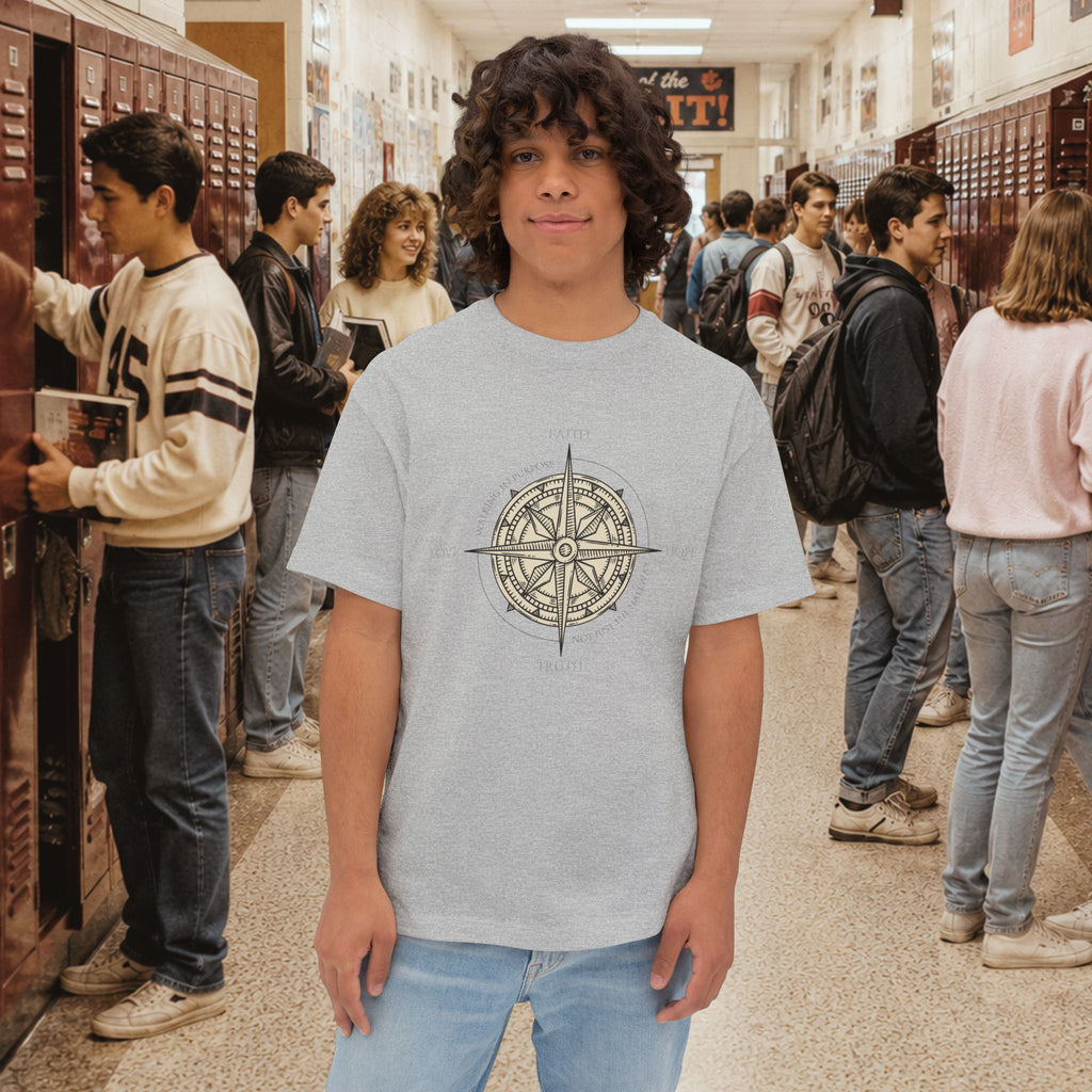 Walking in Purpose, Not Just the Hallway Oversized Boxy T-Shirt