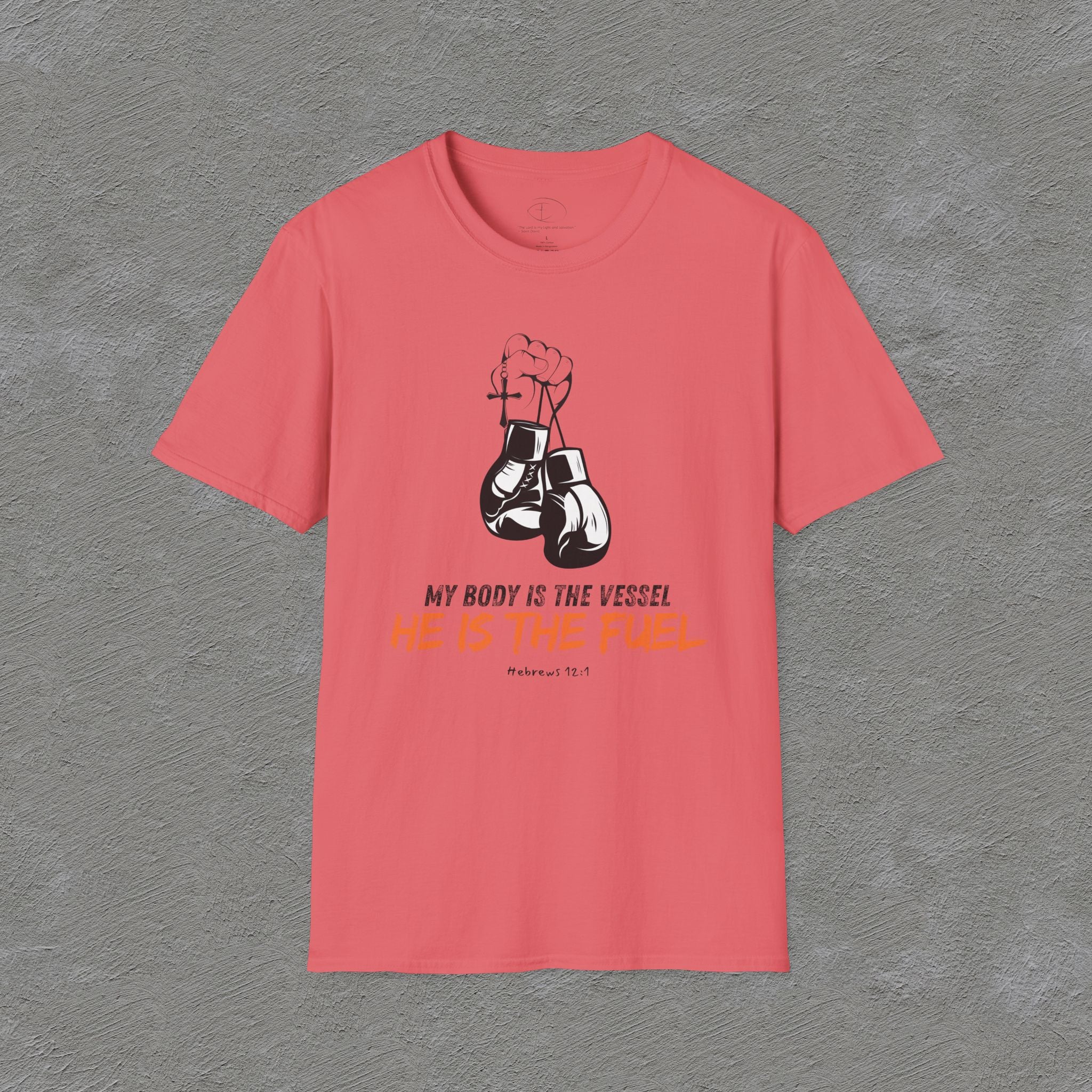 He is the fuel - Hebrews 12:1 T-shirt