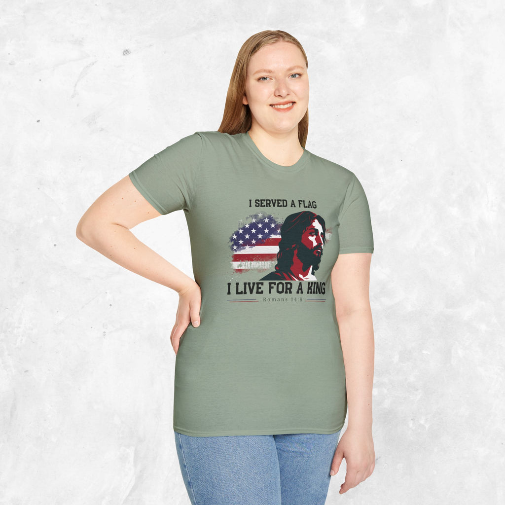 I Served a Flag, I Live for a King T-Shirt