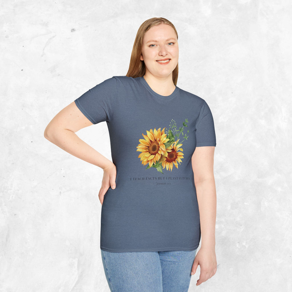 Jeremiah 29:11 T-shirt - Sunflower front
