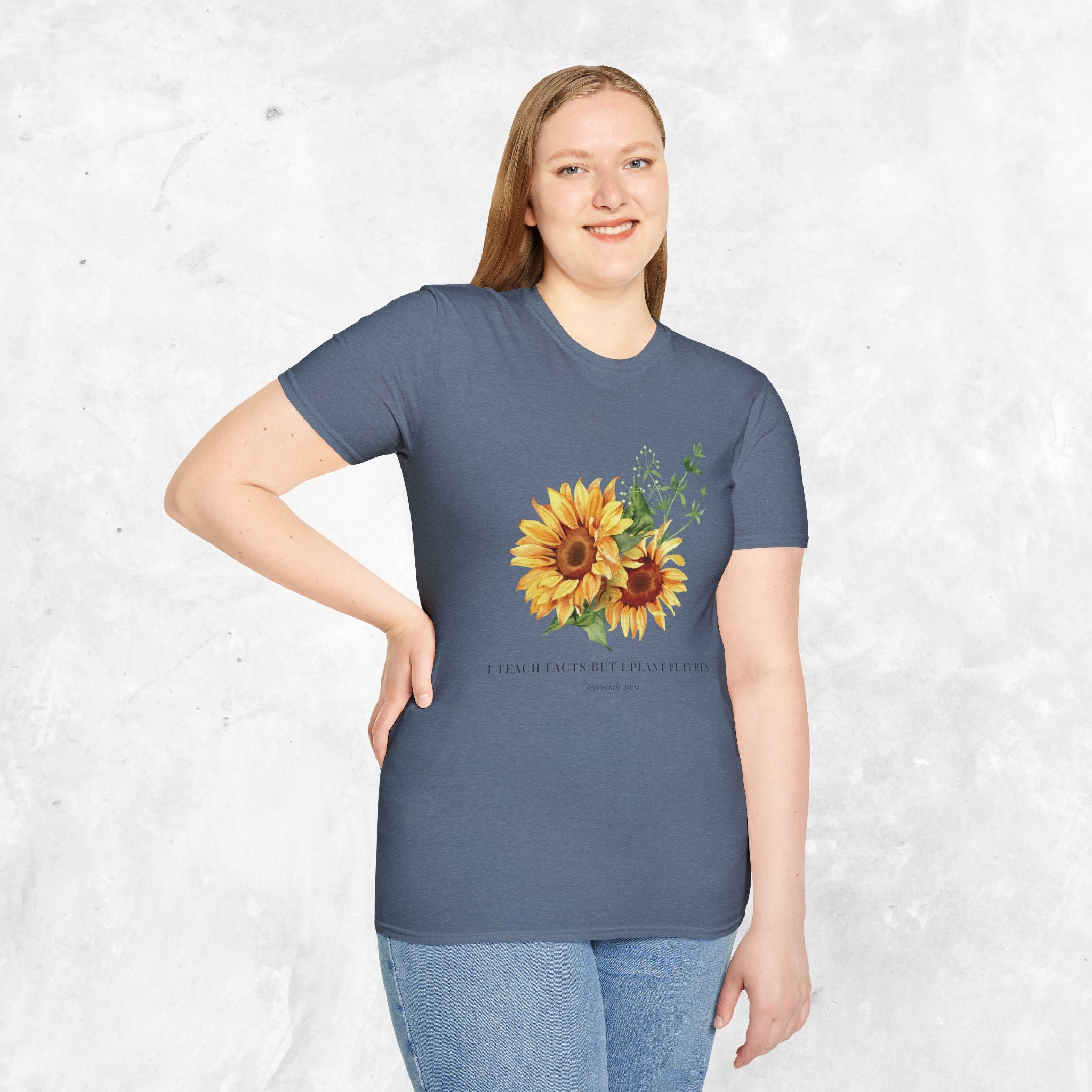 Jeremiah 29:11 T-shirt - Sunflower front