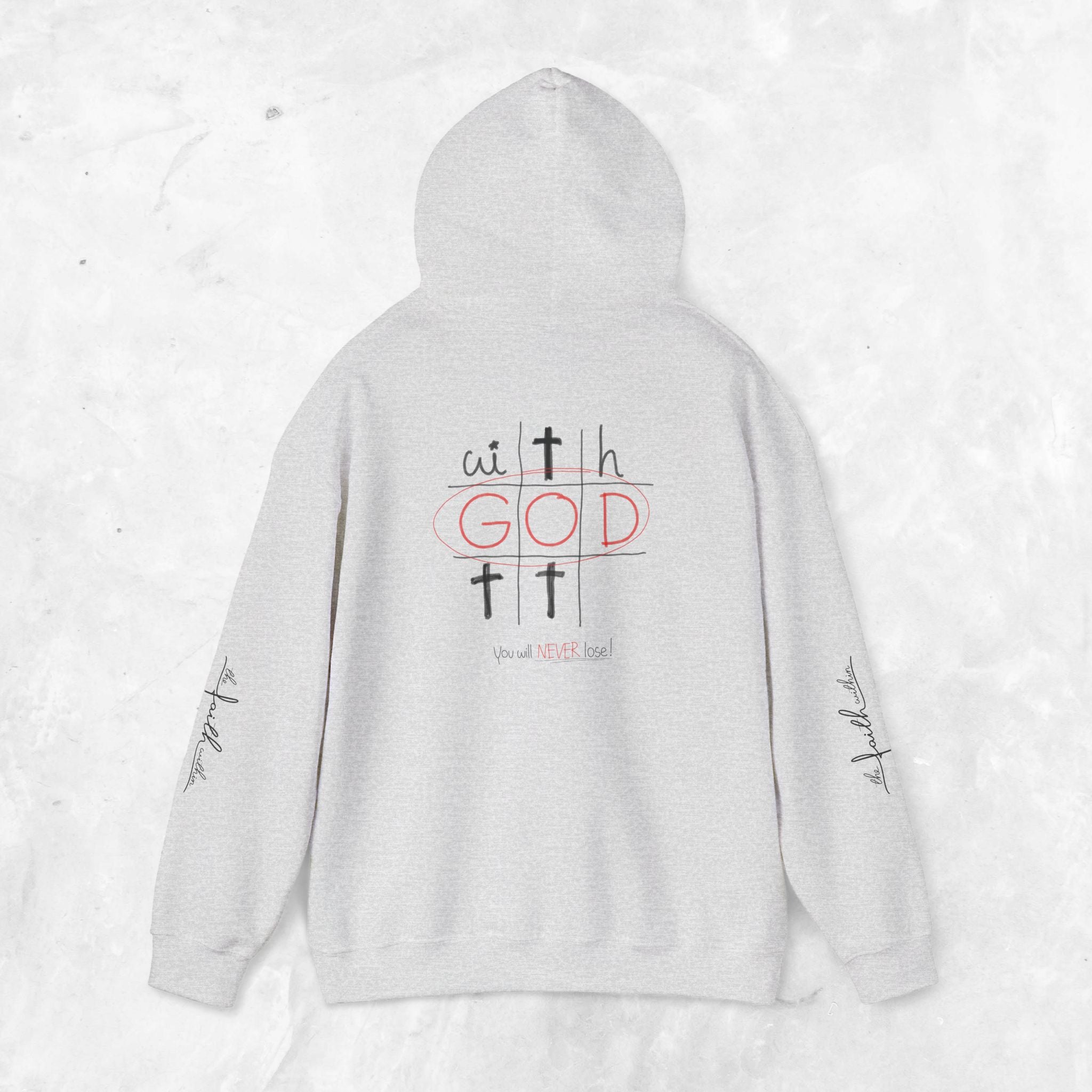 With God you will never lose hoodie