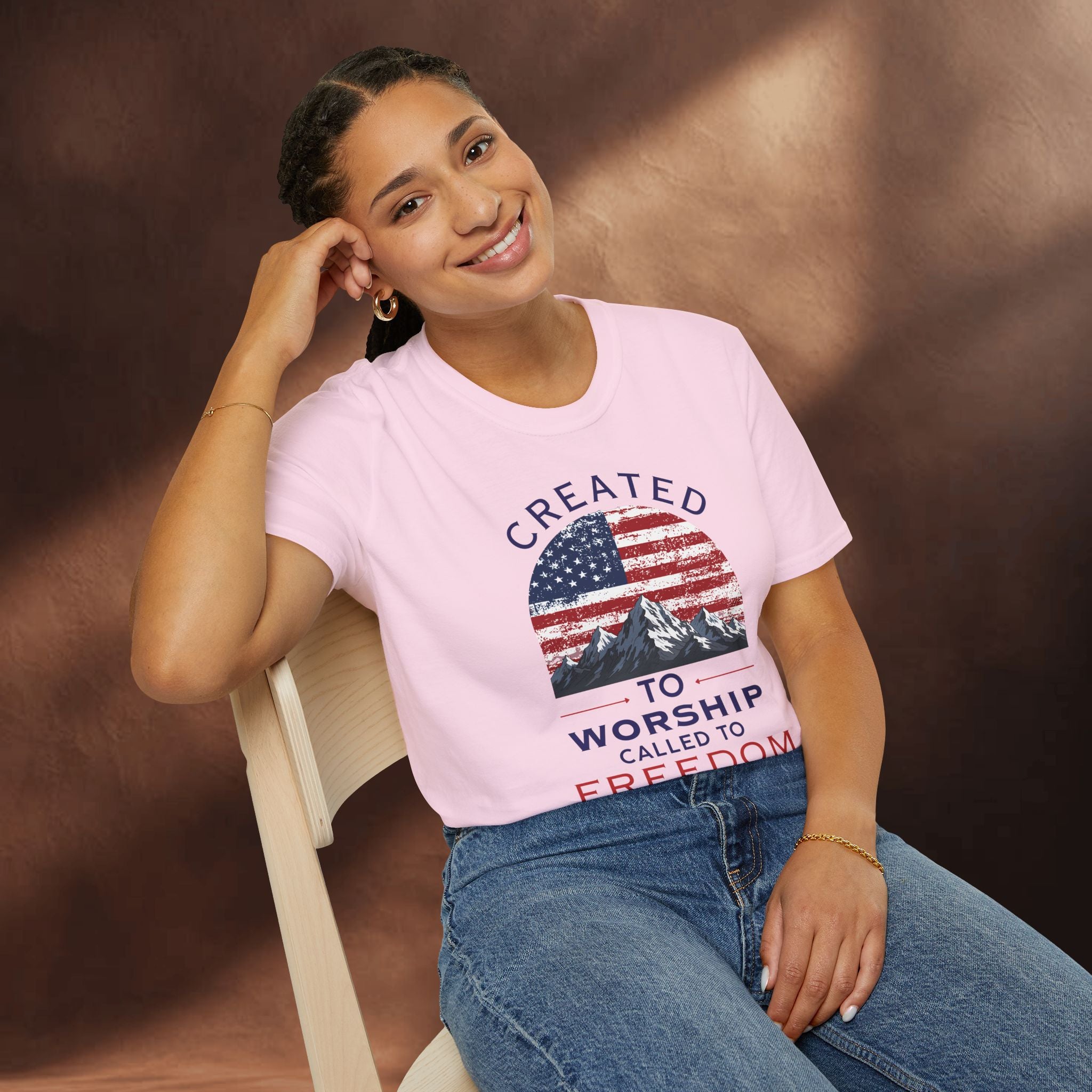 Created to worship called to freedom T-Shirt