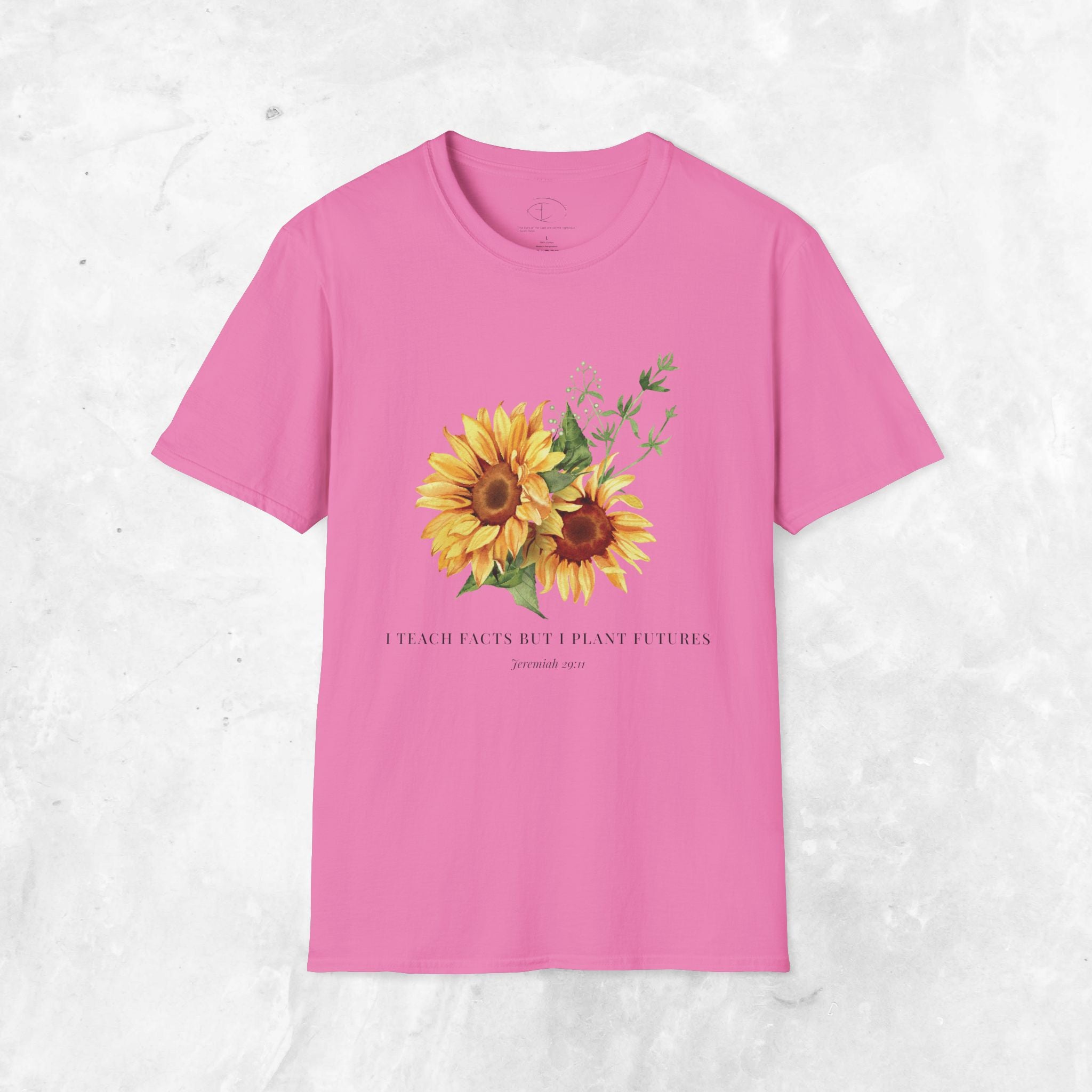 Jeremiah 29:11 T-shirt - Sunflower front