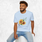Jeremiah 29:11 T-shirt - Sunflower front