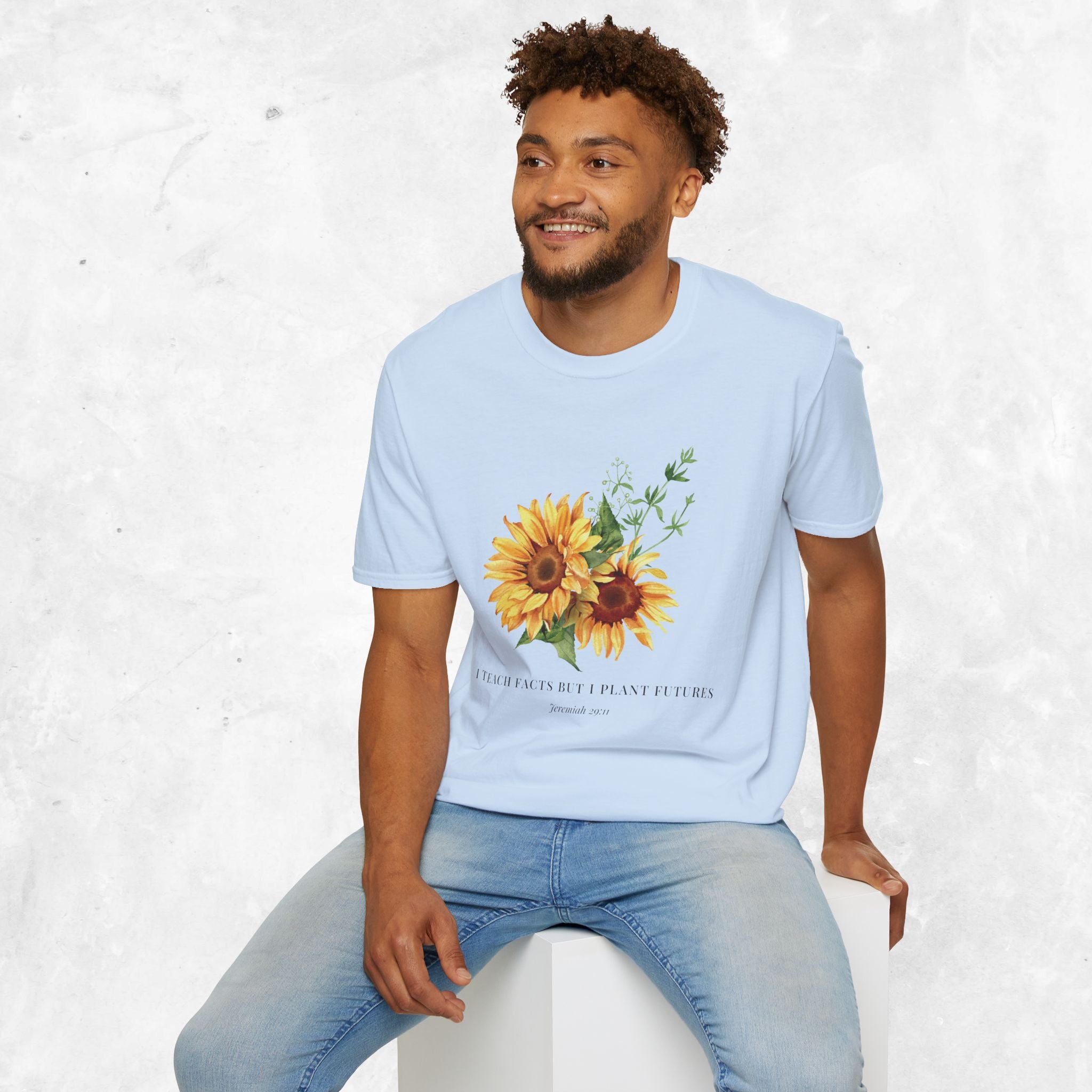 Jeremiah 29:11 T-shirt - Sunflower front