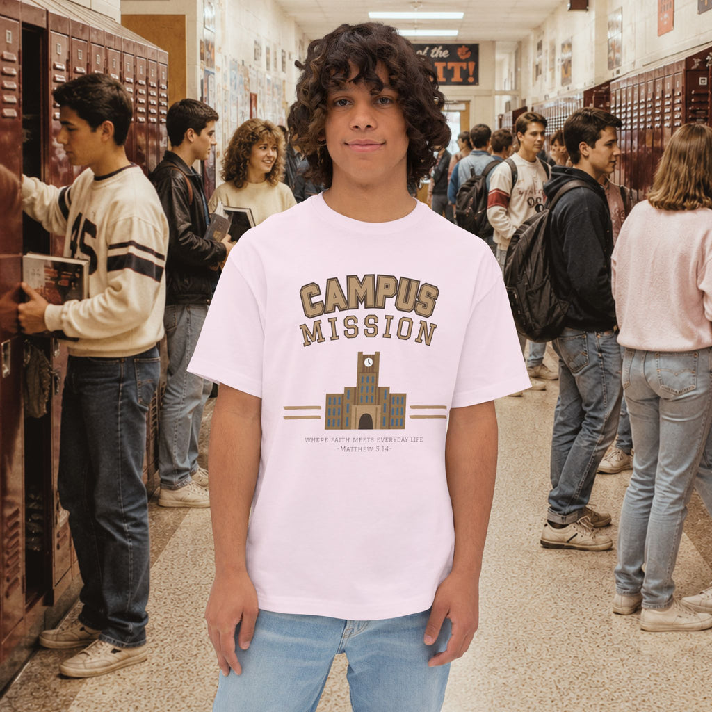 Campus Mission Oversized Boxy T‑Shirt