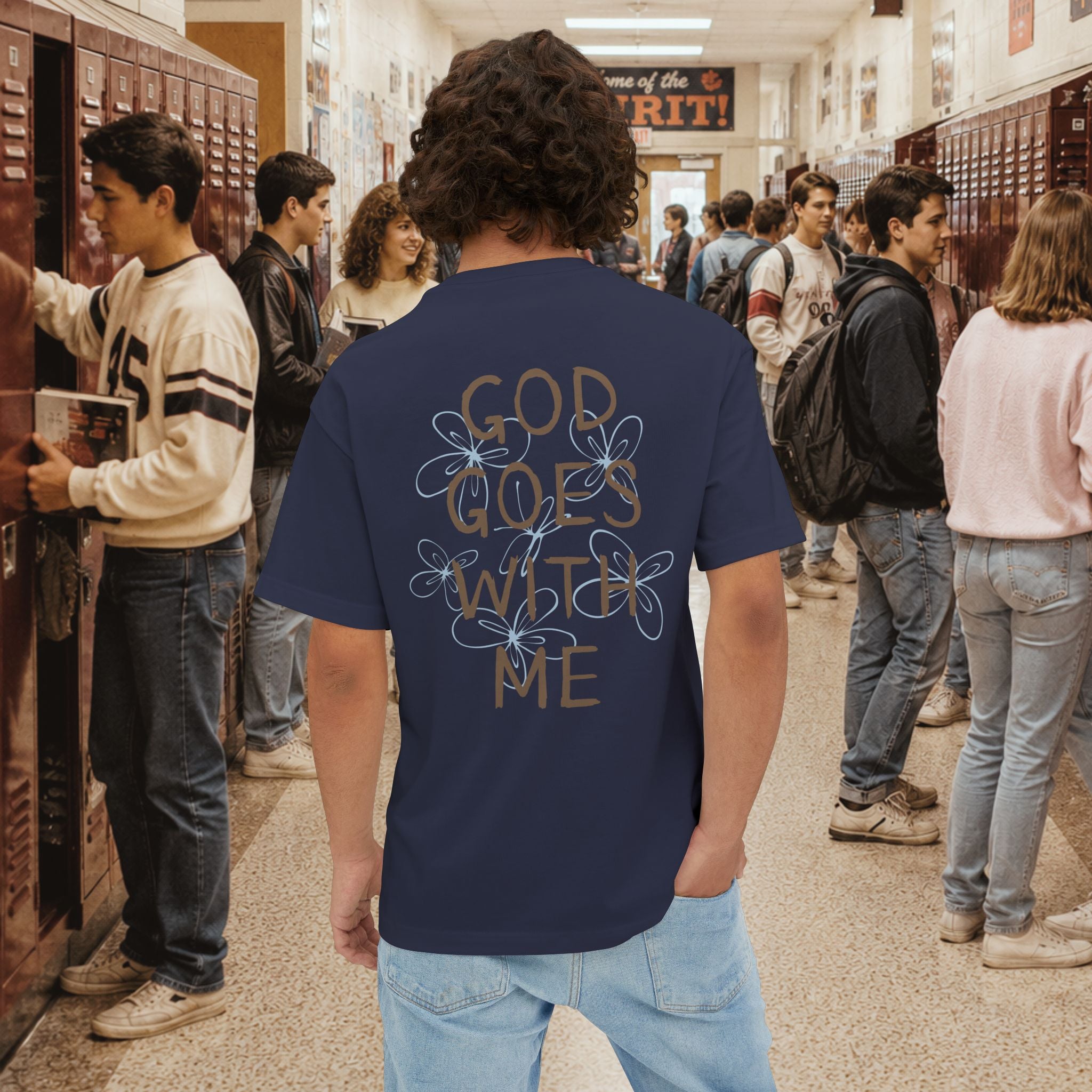 God Goes With Me Oversize T-Shirt