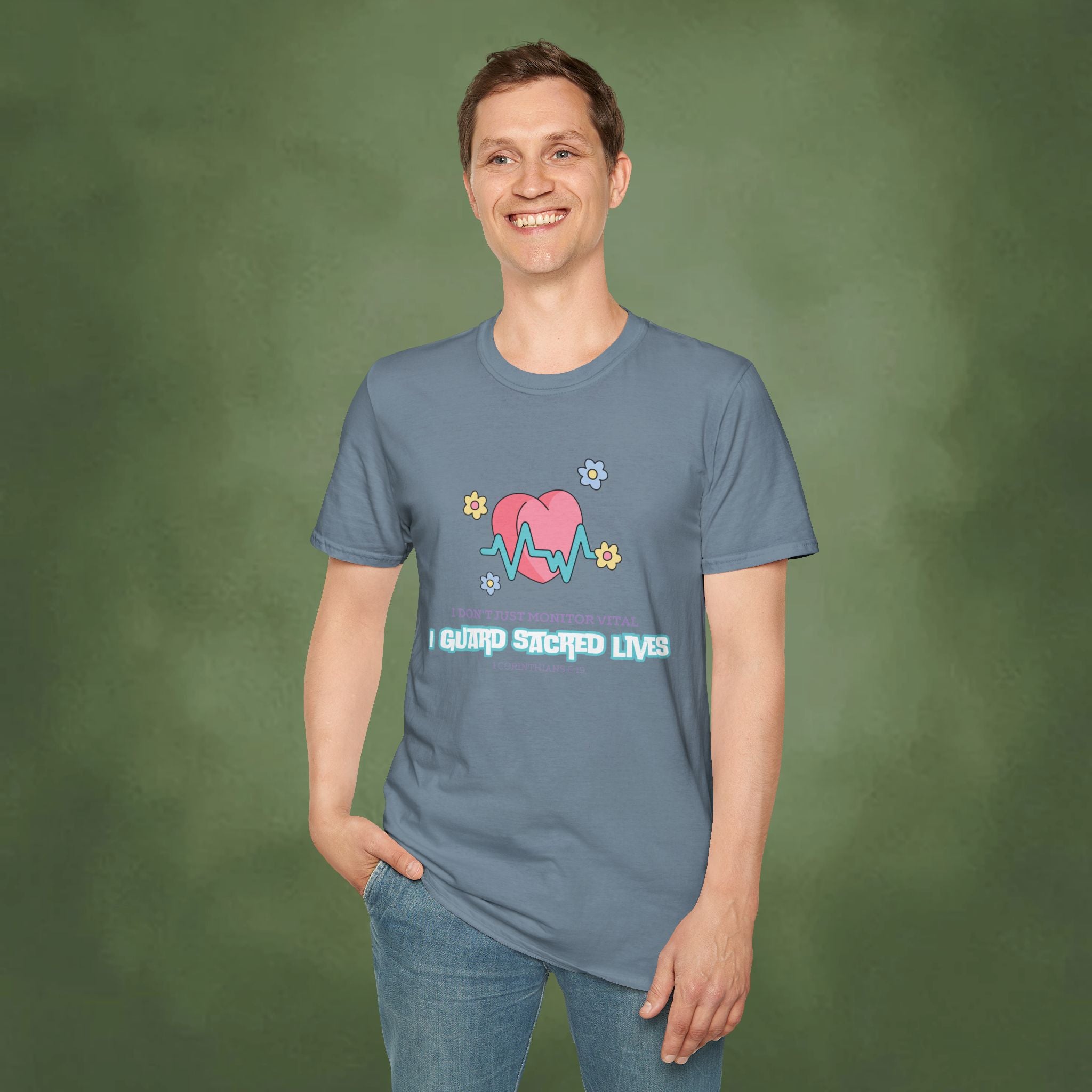 I guard sacred lives - Corinthians 6:19 T-shirt