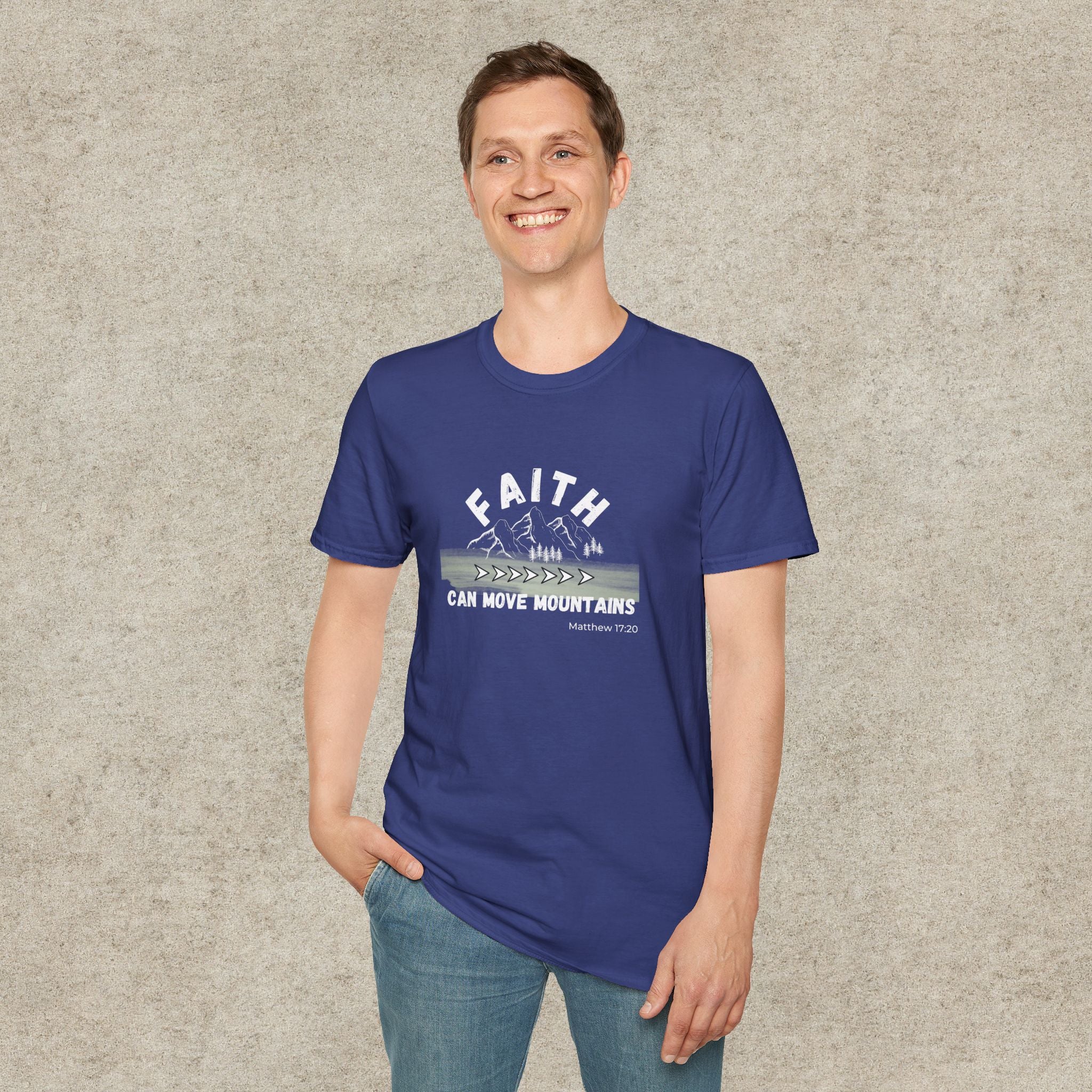 "Faith Can Move Mountains" T-shirt