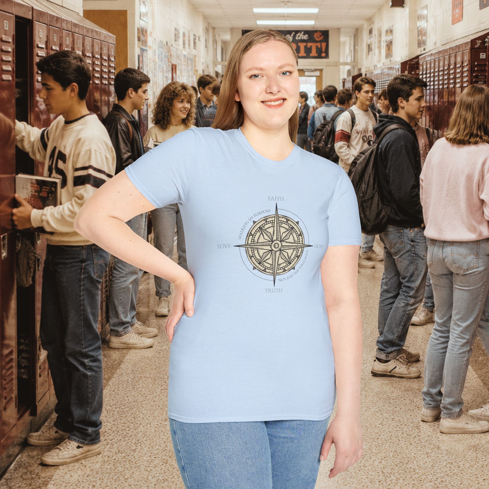 Walking in Purpose, Not Just the Hallway T-Shirt