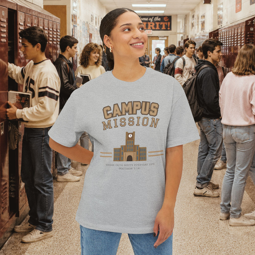 Campus Mission Oversized Boxy T‑Shirt
