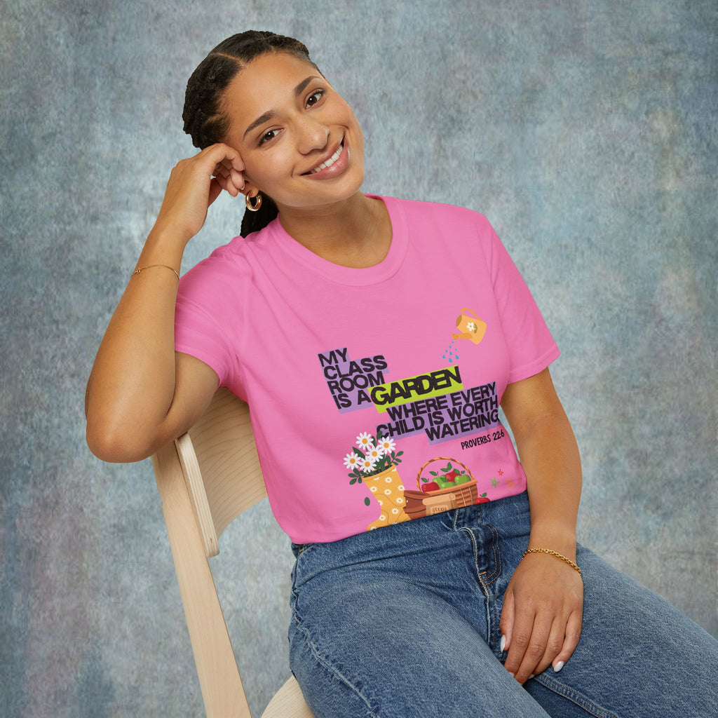 My Classroom Is a Garden Proverb 22:6 T-Shirt