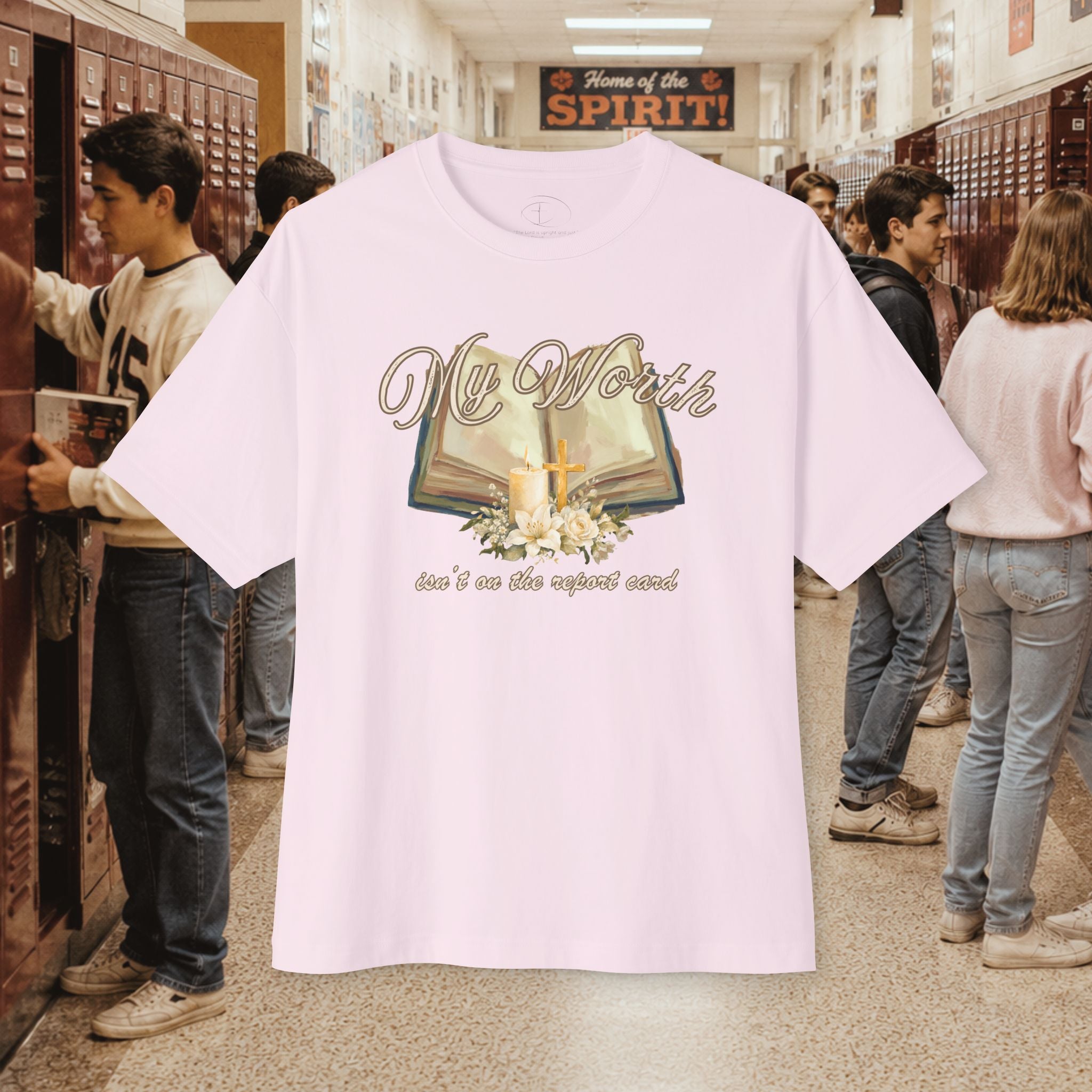 My Worth Isn’t on the Report Card Oversized T-Shirt
